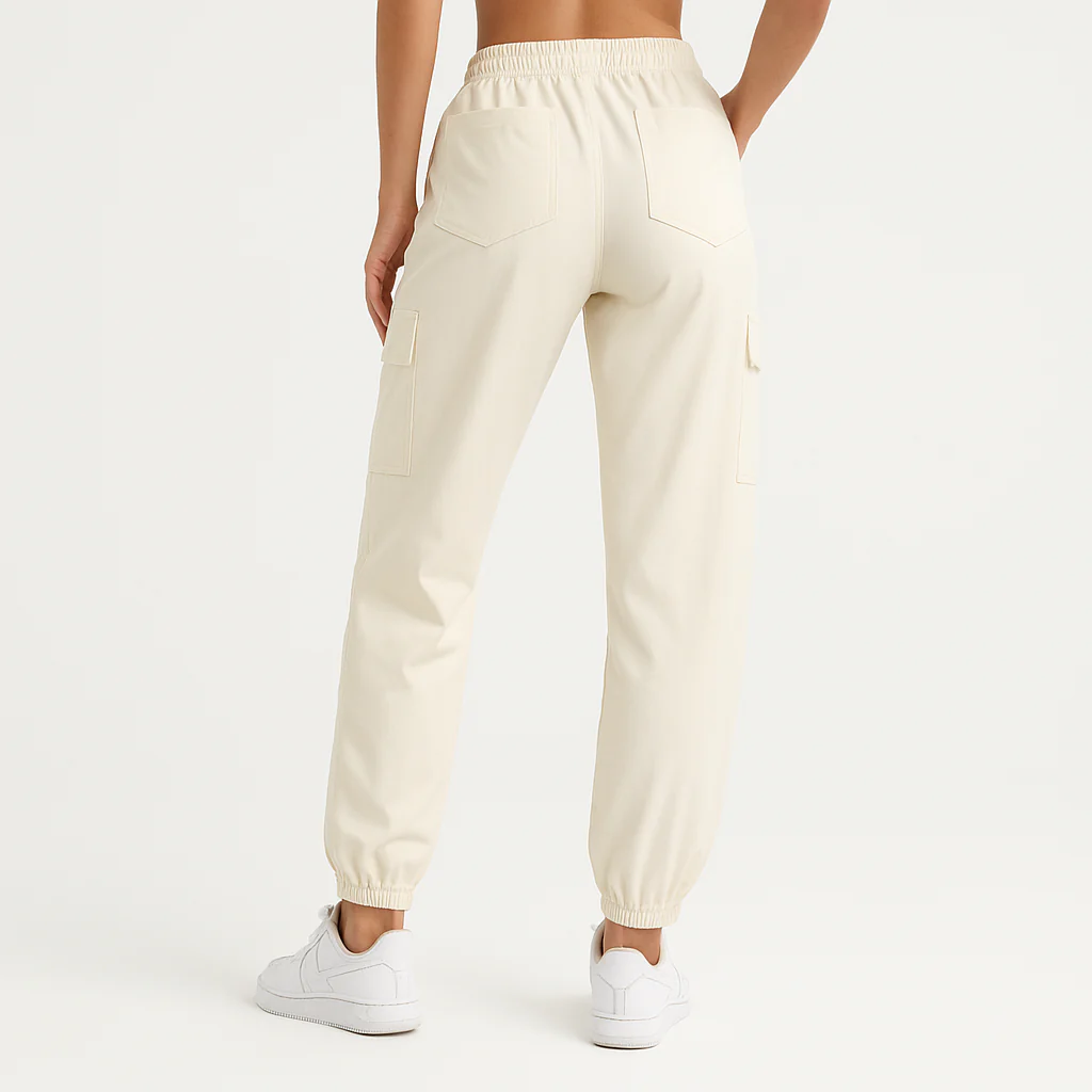 Solid Pants With Flap Pockets - Image 9
