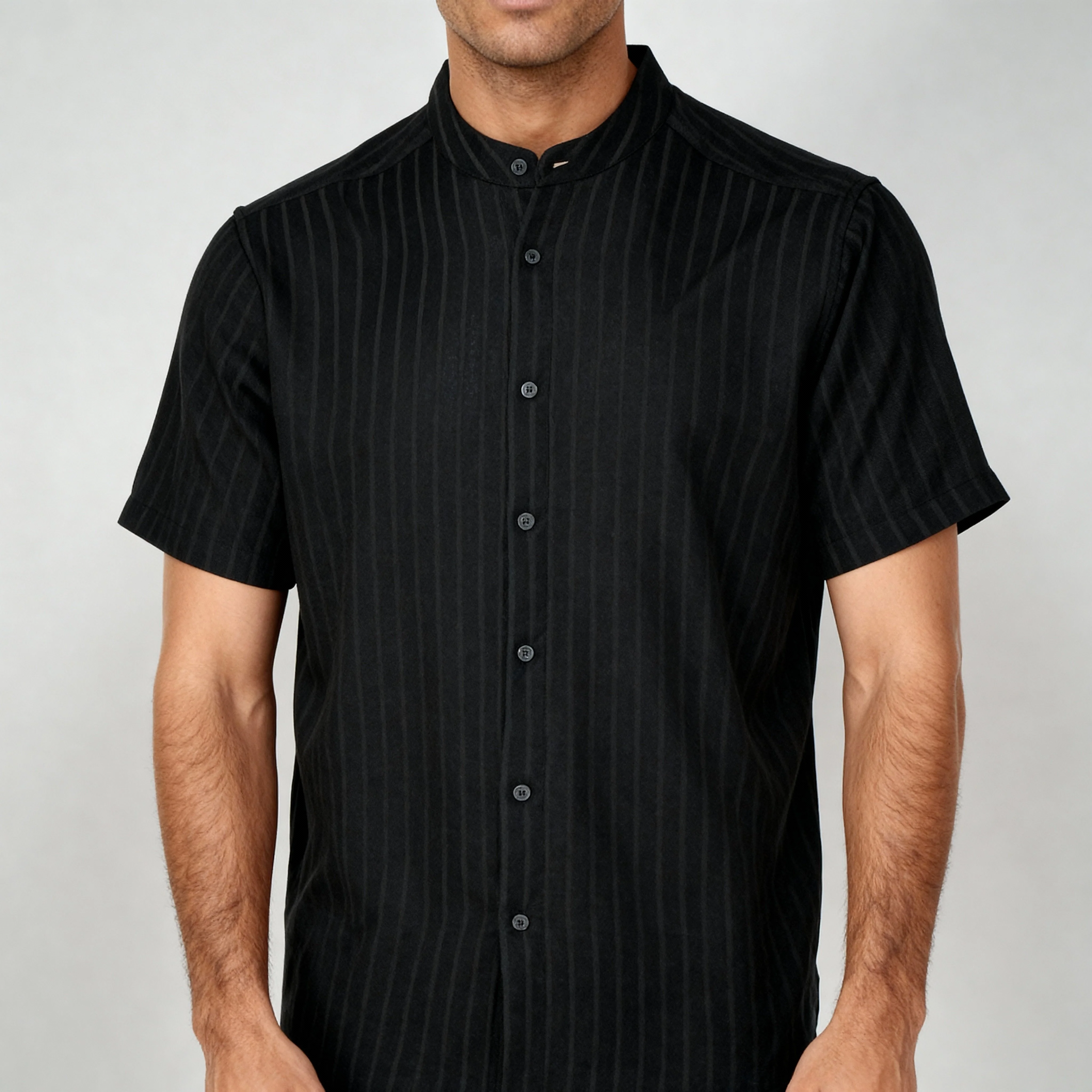 Solid Straight Shirt - Image 4