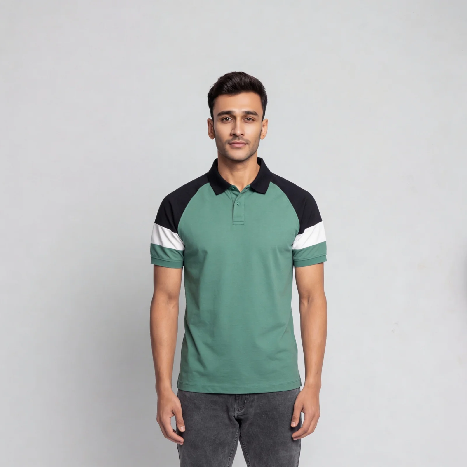 Solid Urban Polo T-Shirt - Image 2
