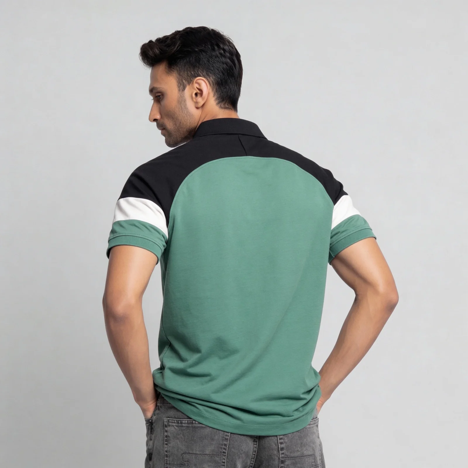 Solid Urban Polo T-Shirt - Image 3
