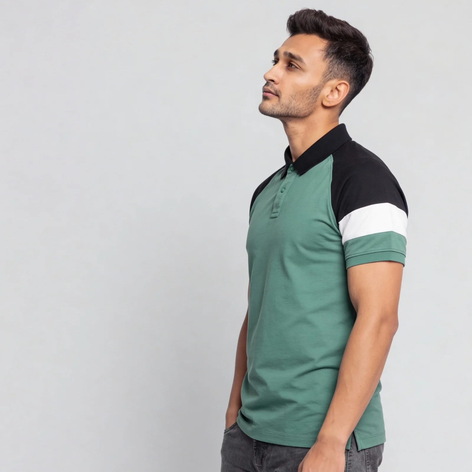 Solid Urban Polo T-Shirt - Image 5