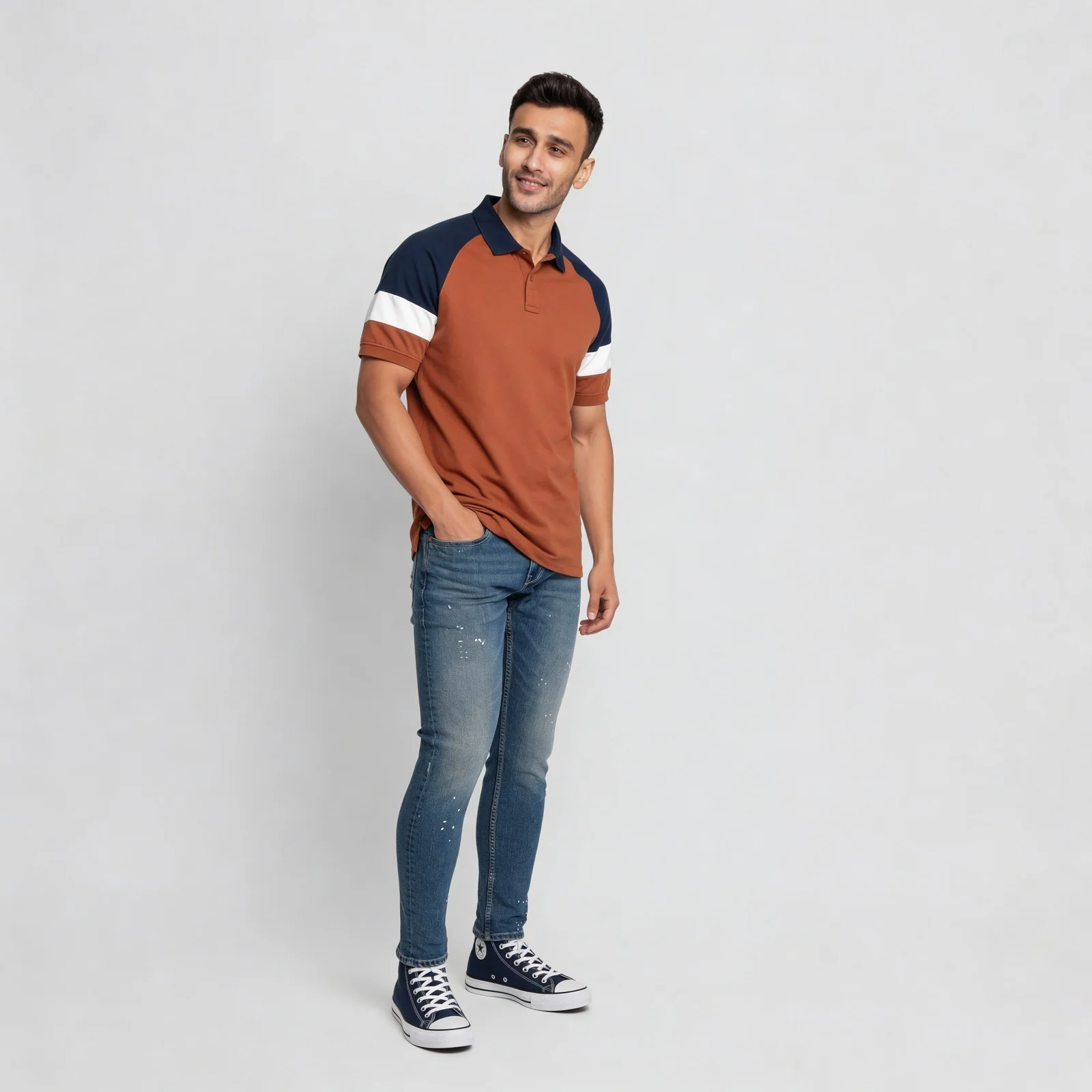 Solid Urban Polo T-Shirt - Image 6