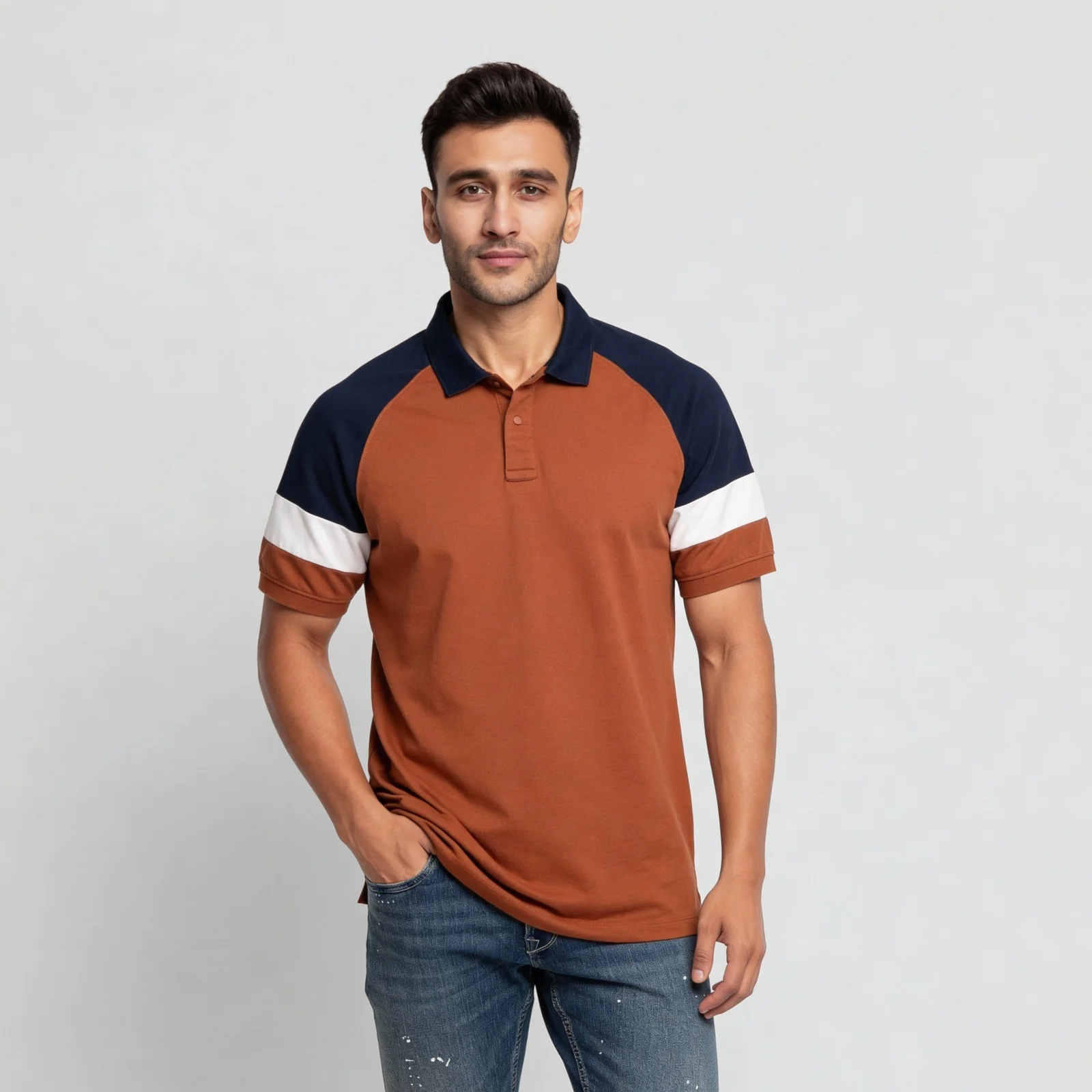 Solid Urban Polo T-Shirt - Image 7