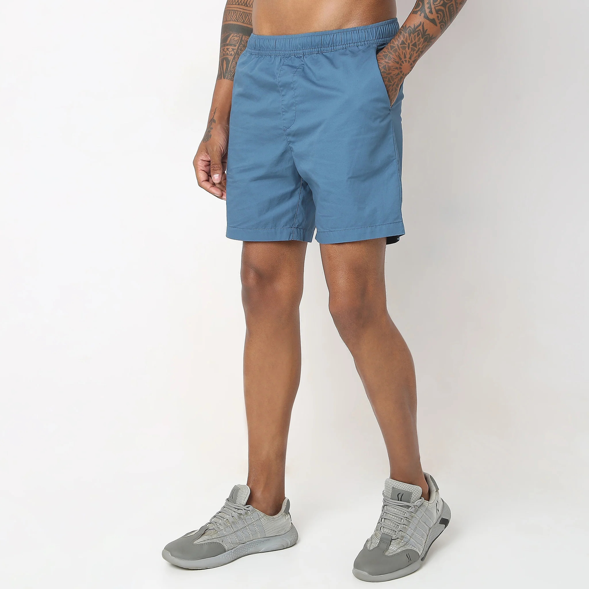 Walk Shortsᵉˣ 100% Cotton With Easy Waistband And Secure Mobile Pocket - Image 4