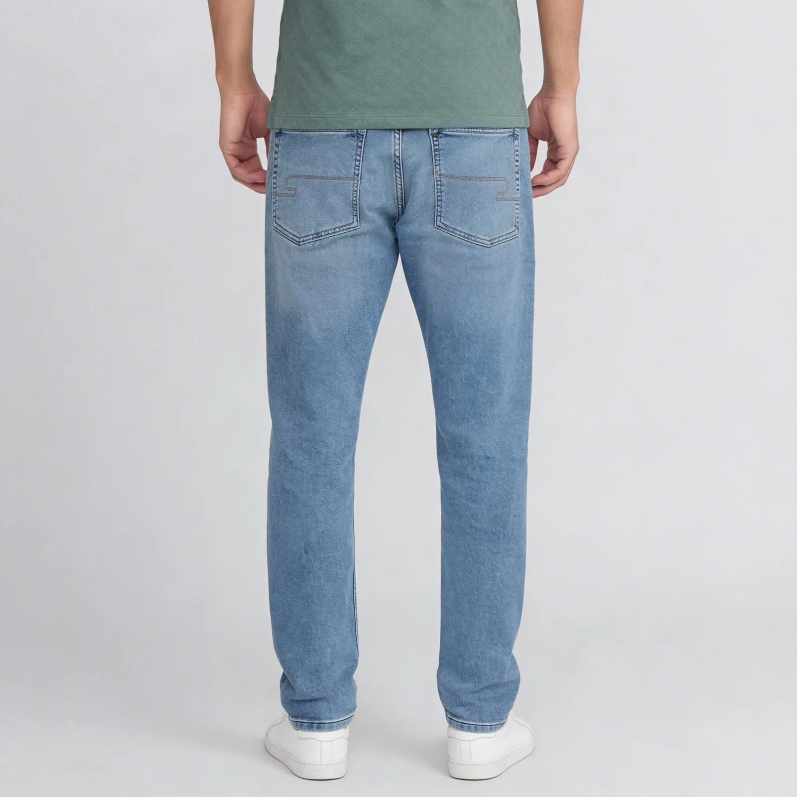 Stone Wash Full Length Jeans - Image 3