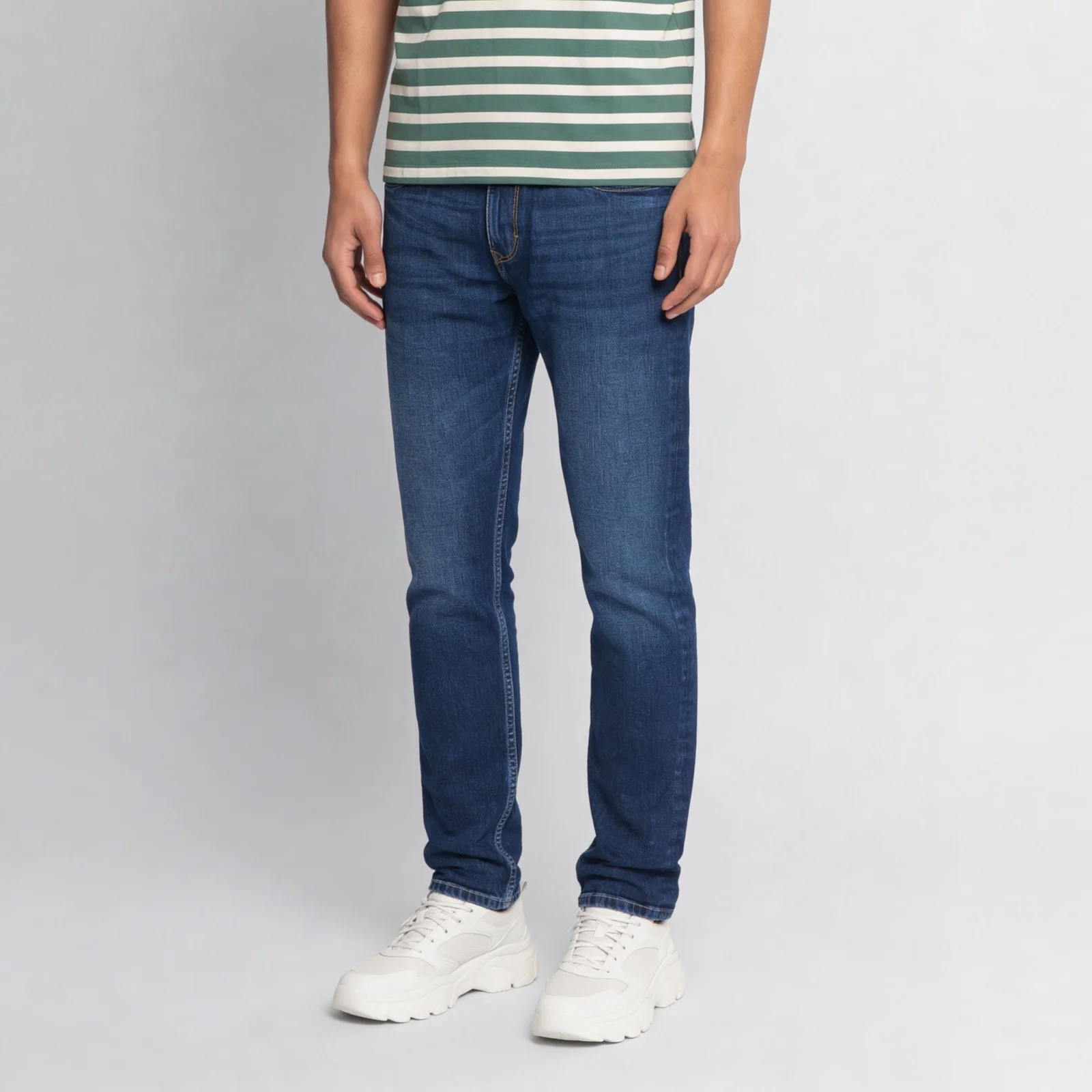 Stone Wash Full Length Jeans - Image 5