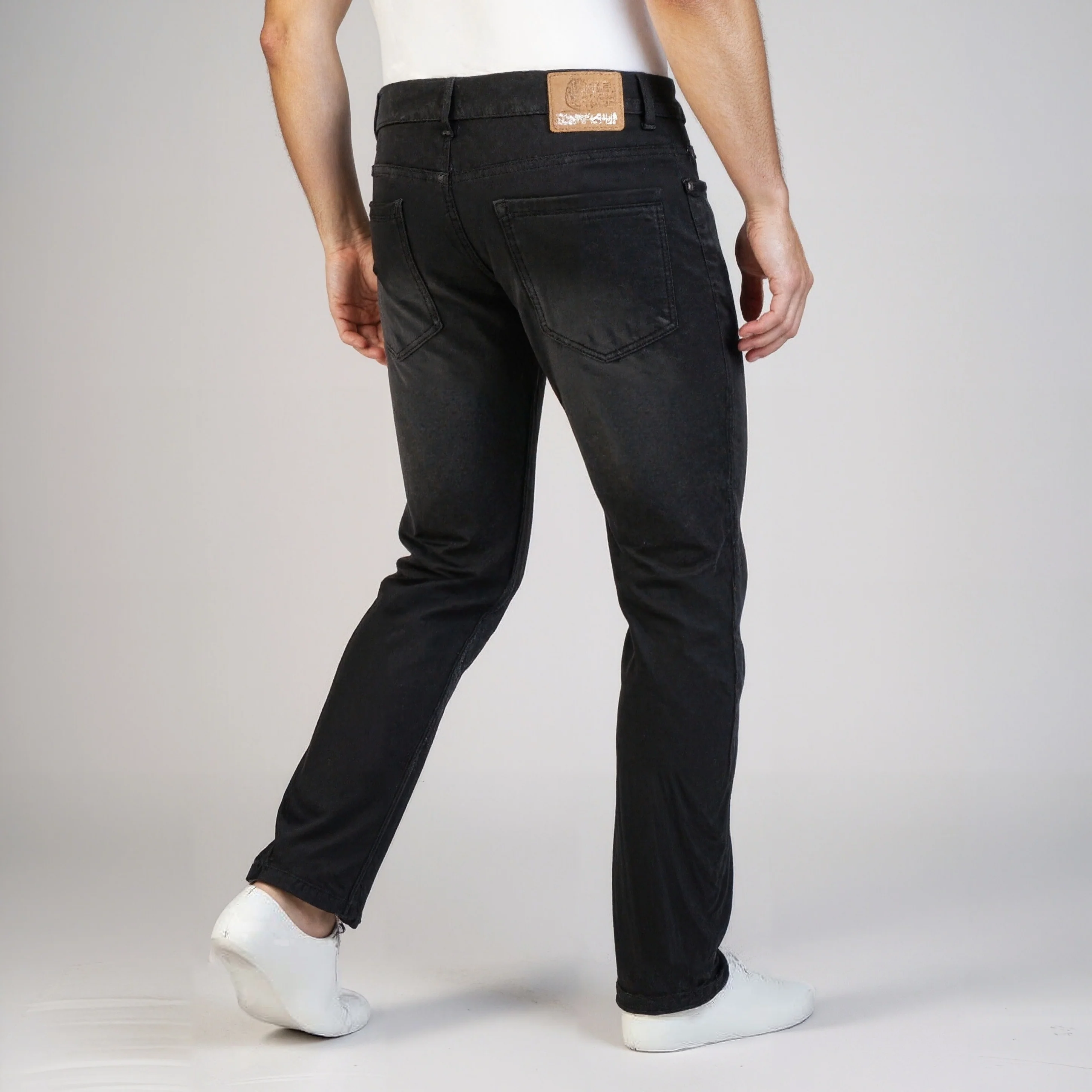 Stone Wash Straigth Fit Jeans - Image 3