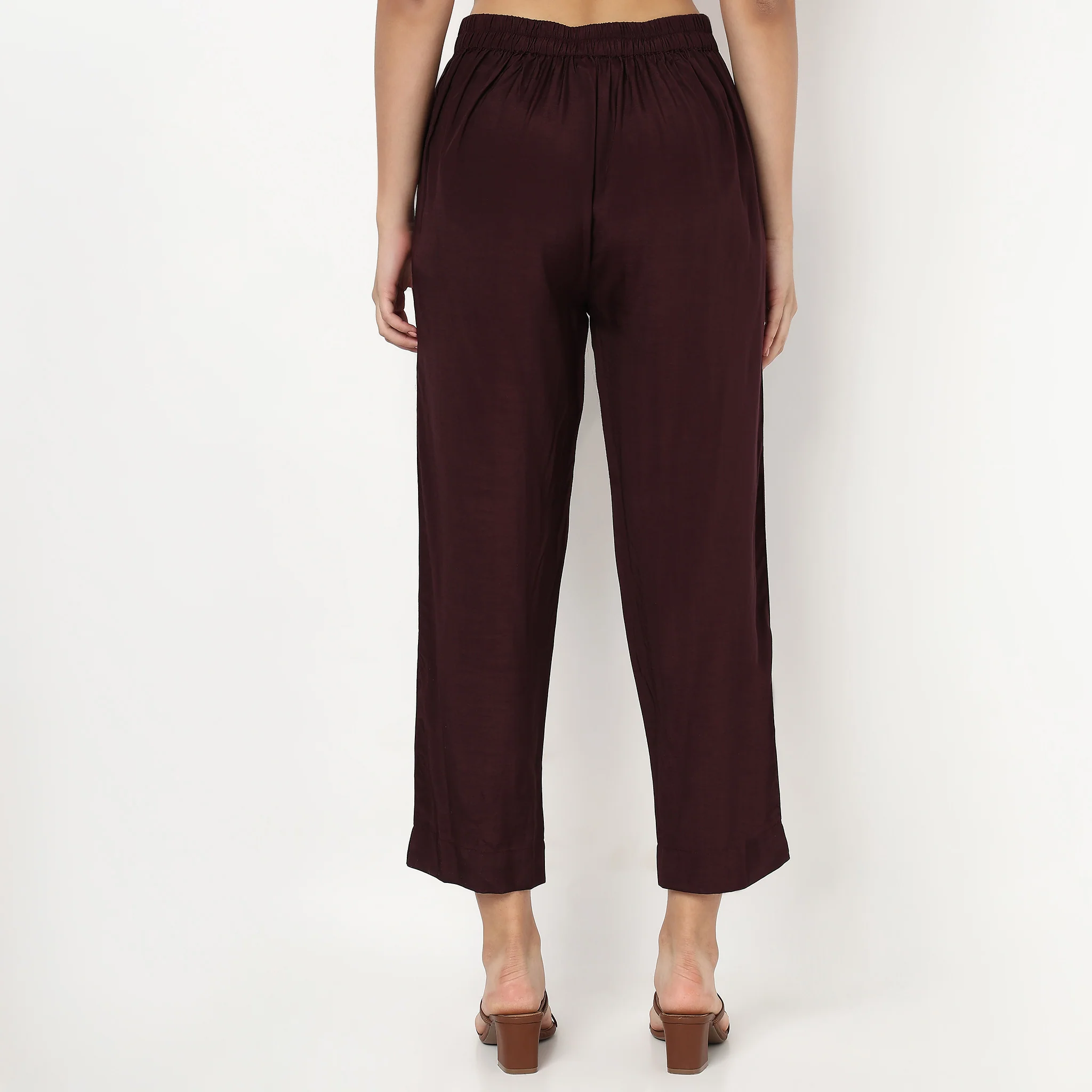 Straight Ankle Length Ethnic Pant - Image 3