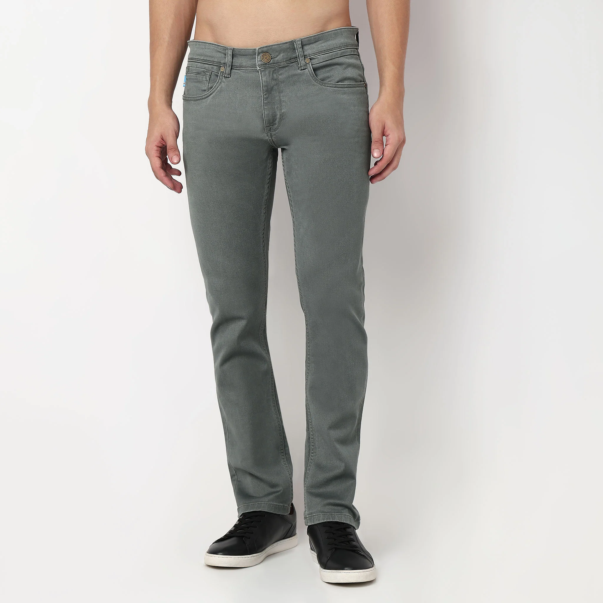 Straight Fit Classic Wash Jeans - Image 2