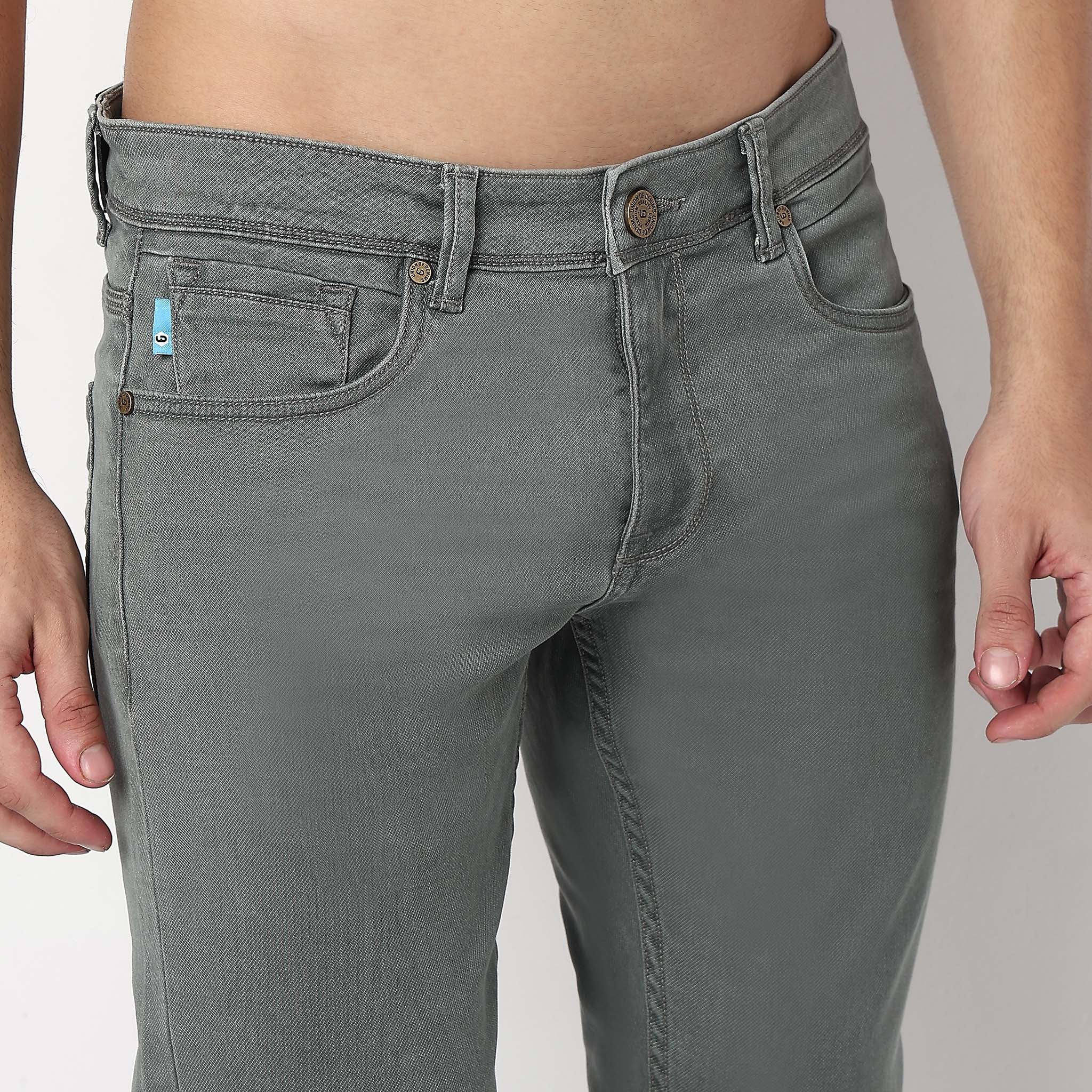 Straight Fit Classic Wash Jeans - Image 4