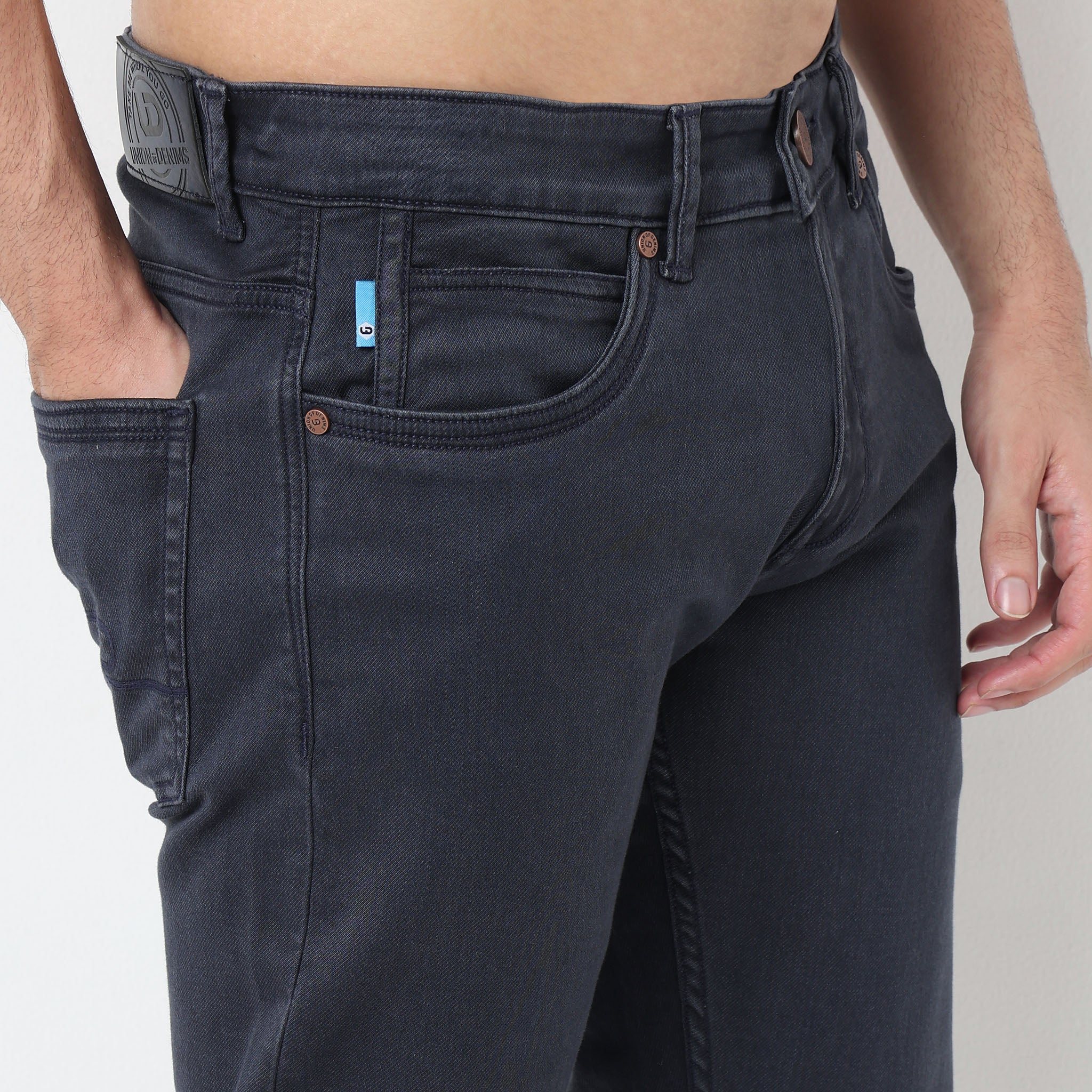 Classic Wash Straight Fit Jeans - Image 4