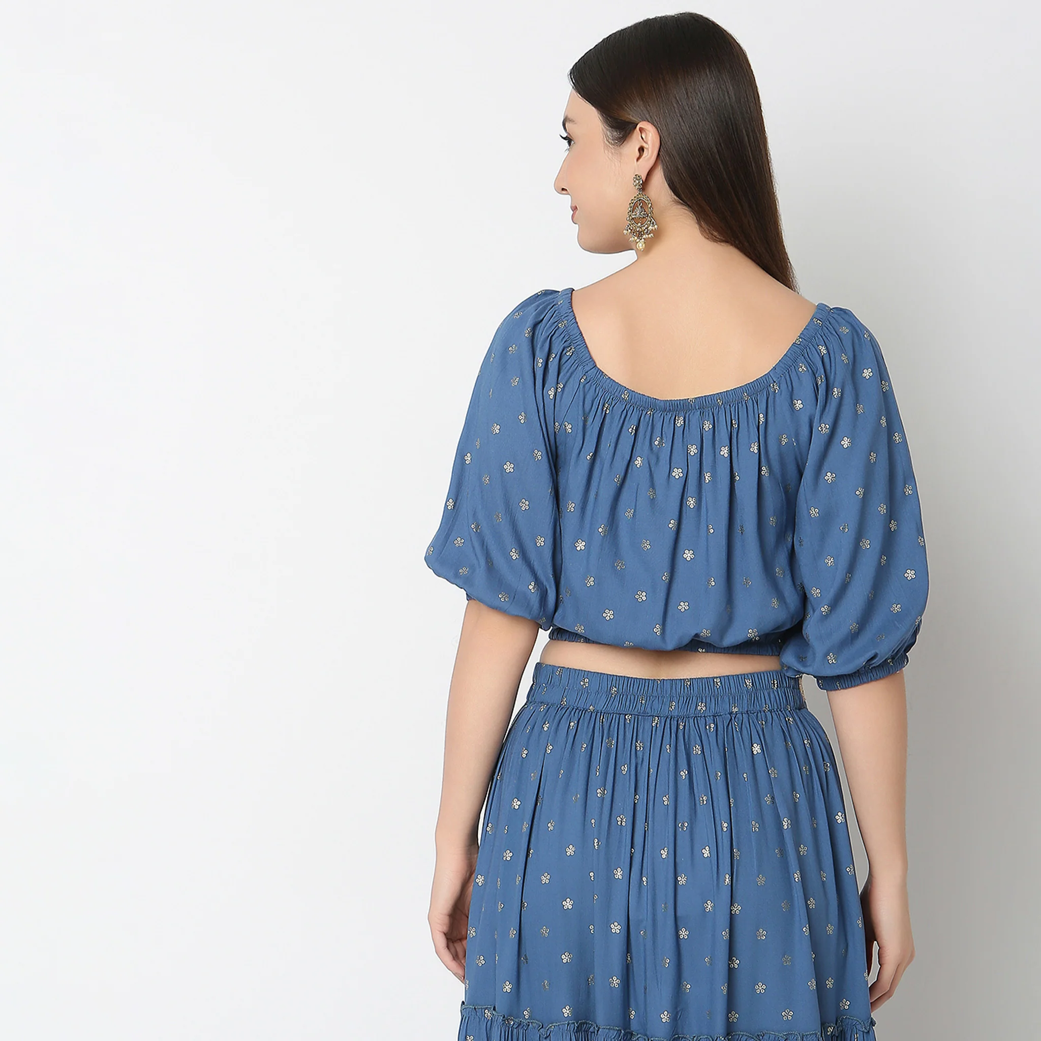 Straight Fit Embellished Crop Top - Image 8