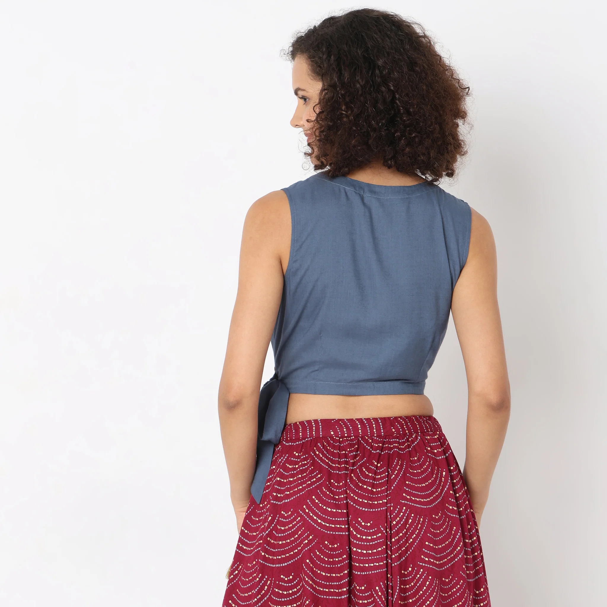 Straight Fit Embroidered Top - Image 3