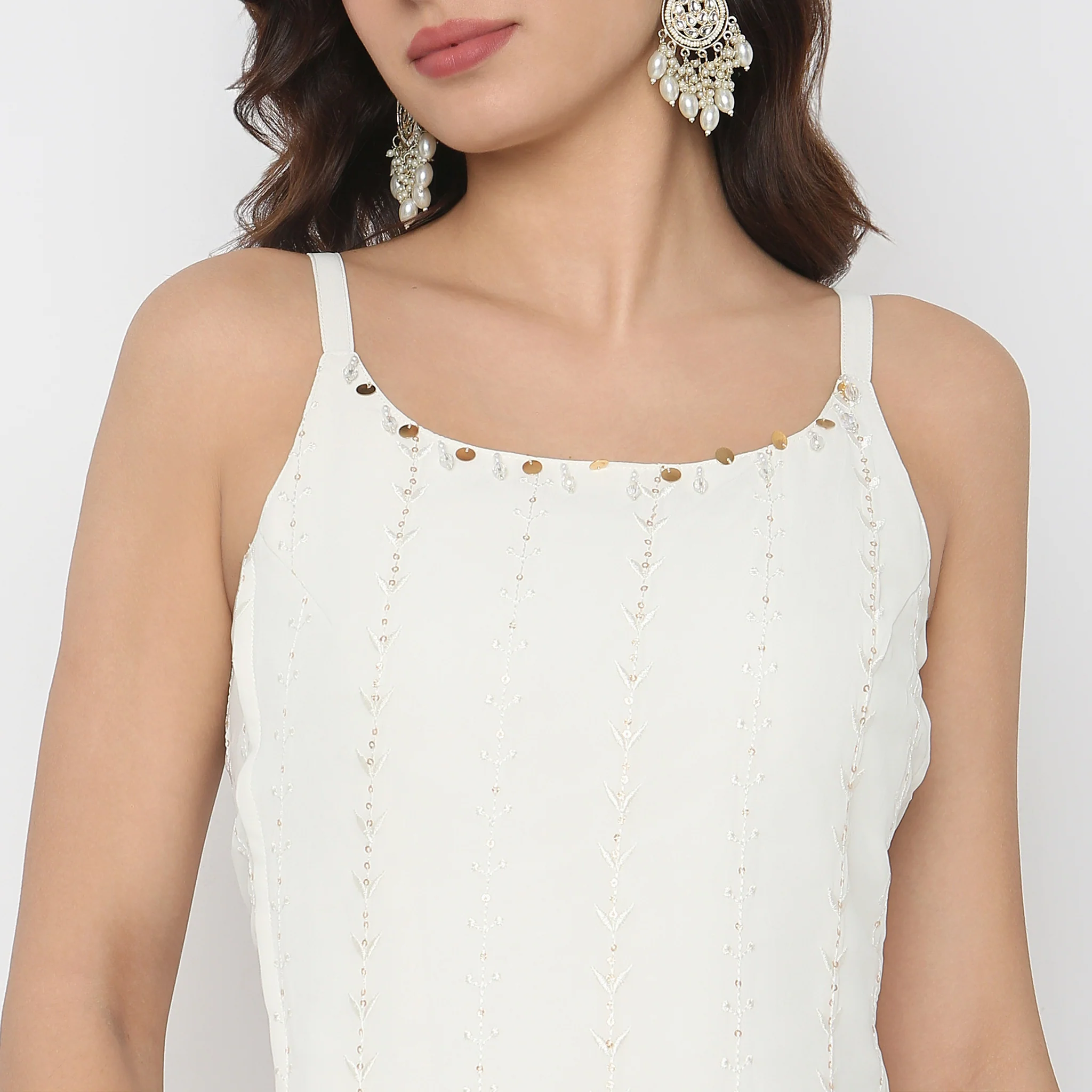 Straight Fit Embroidered Tunic - Image 4