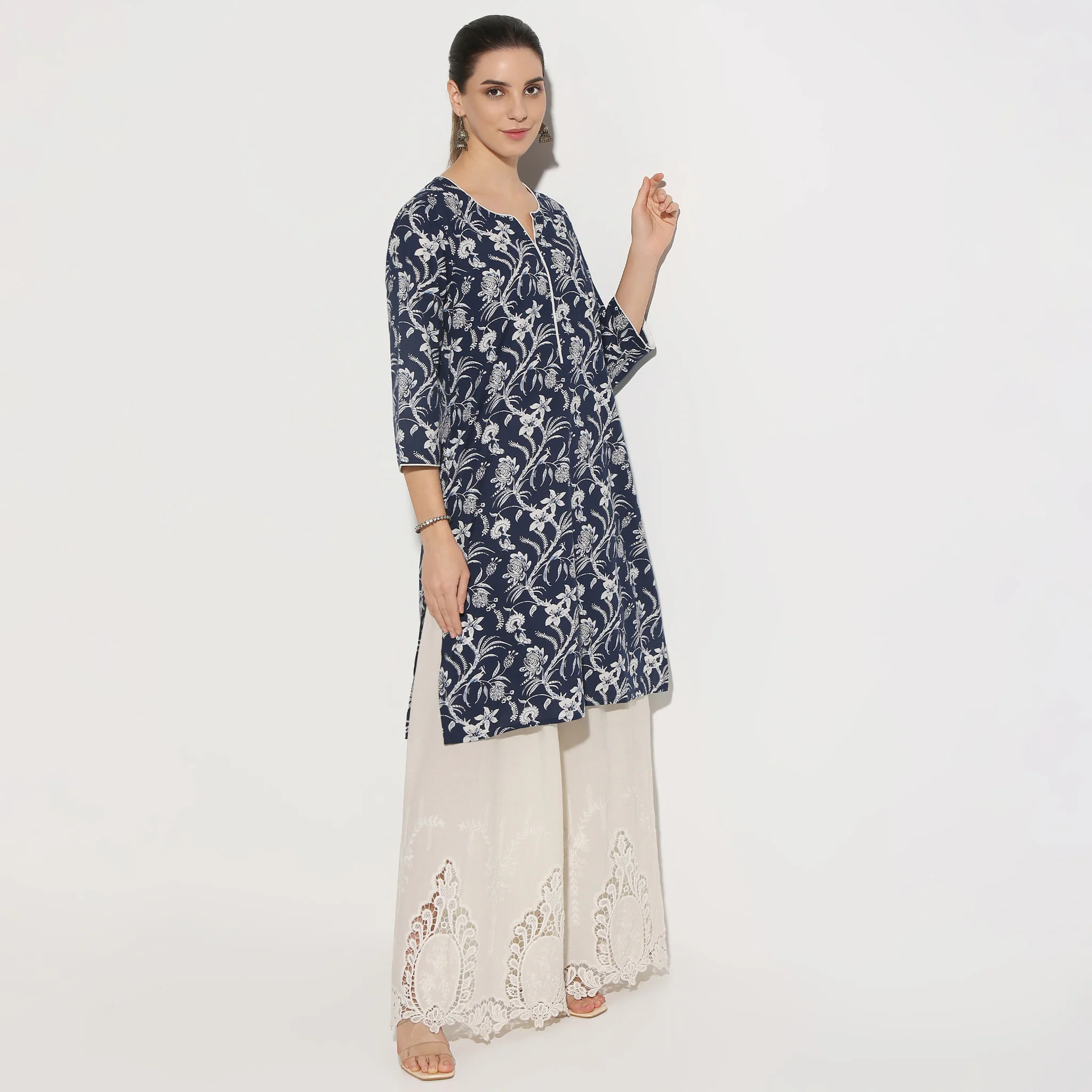 Floral Straight Kurta