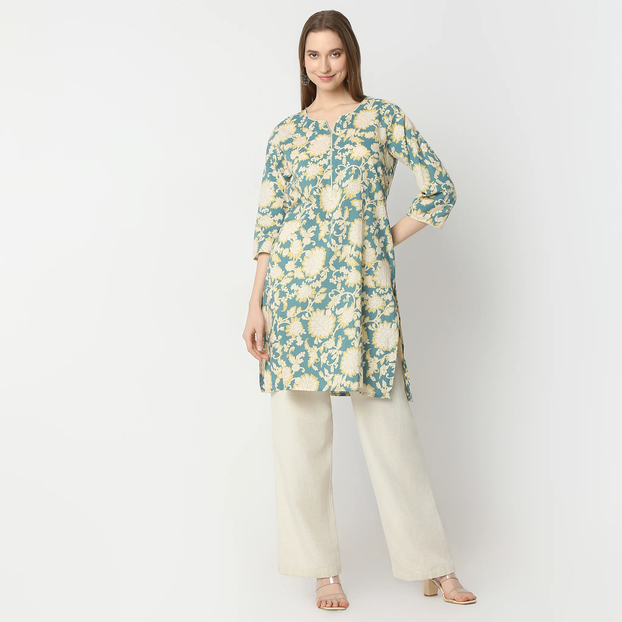 Floral Straight Kurta