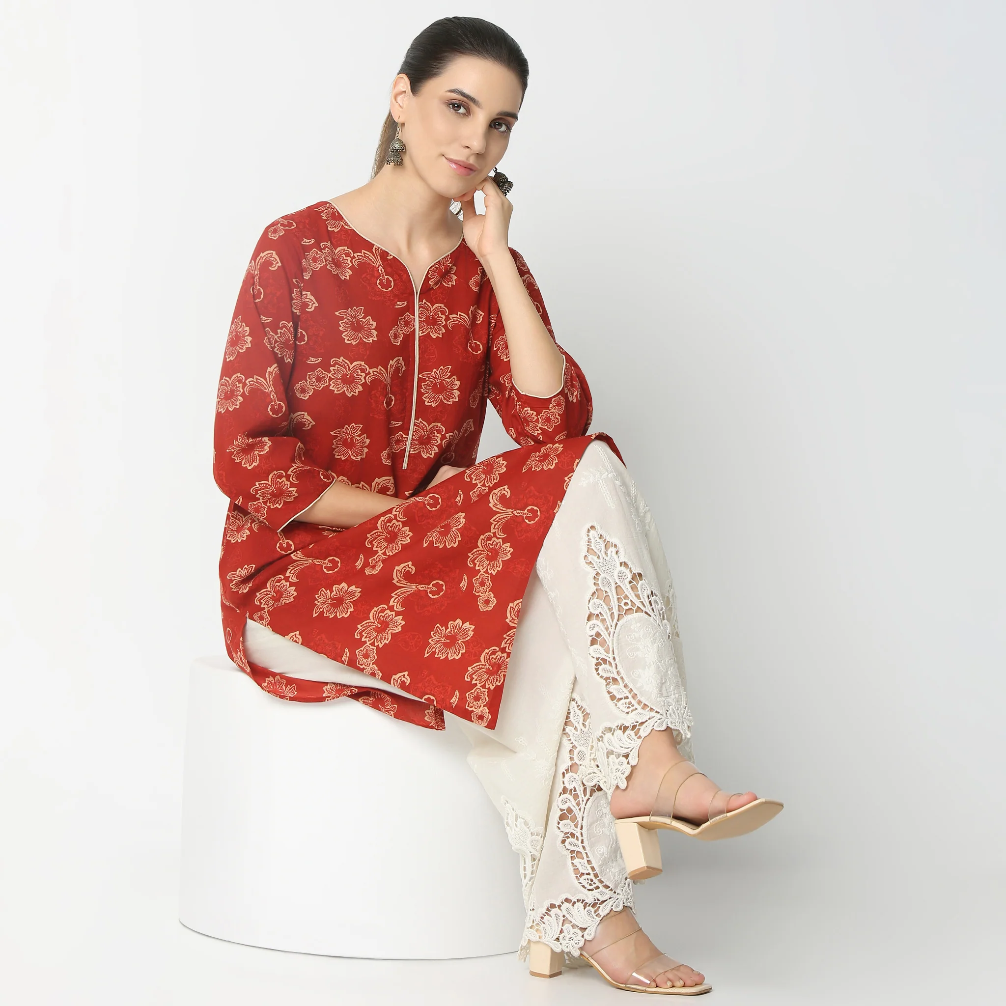 Floral Straight Kurta