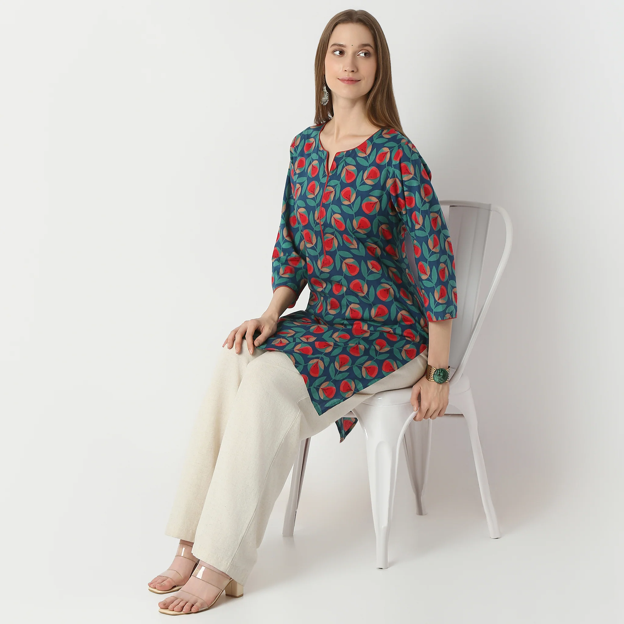 Floral Straight Kurta