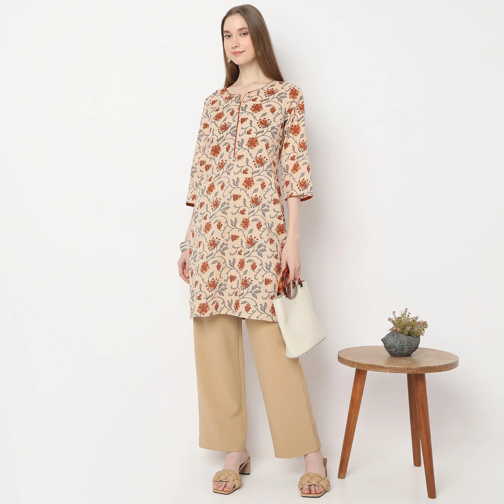 Floral Straight Kurta