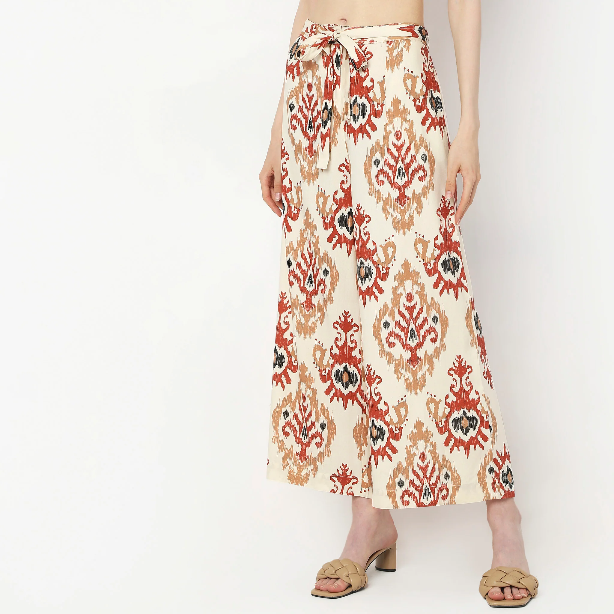 Straight Fit High Rise Culottes - Image 5