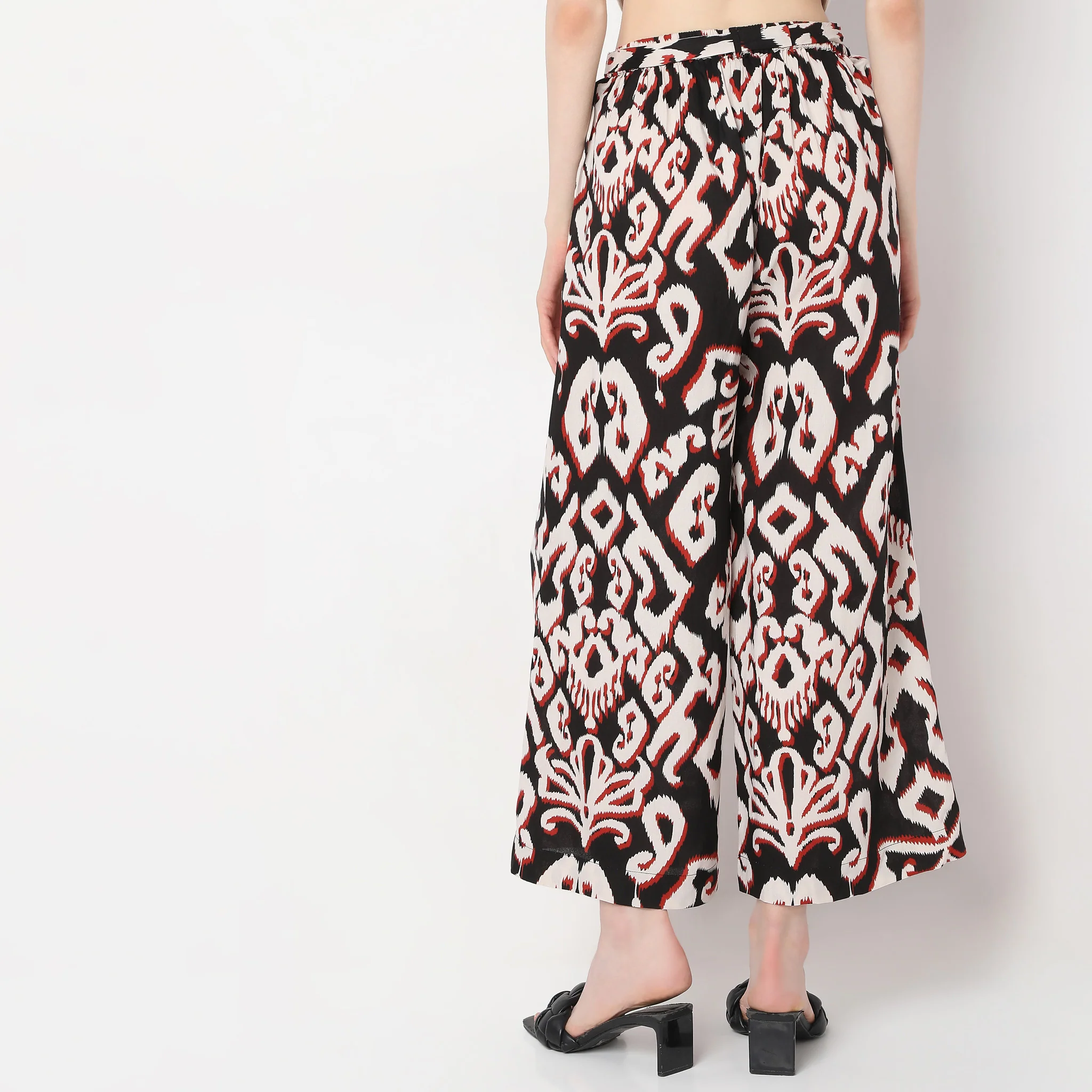 Straight Fit High Rise Culottes - Image 3