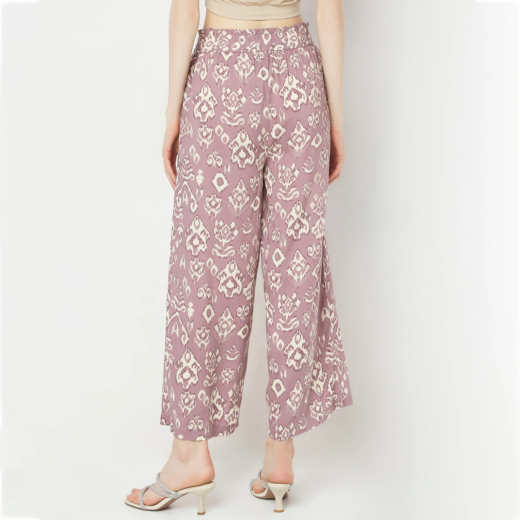 Straight Fit High Rise Culottes - Image 3