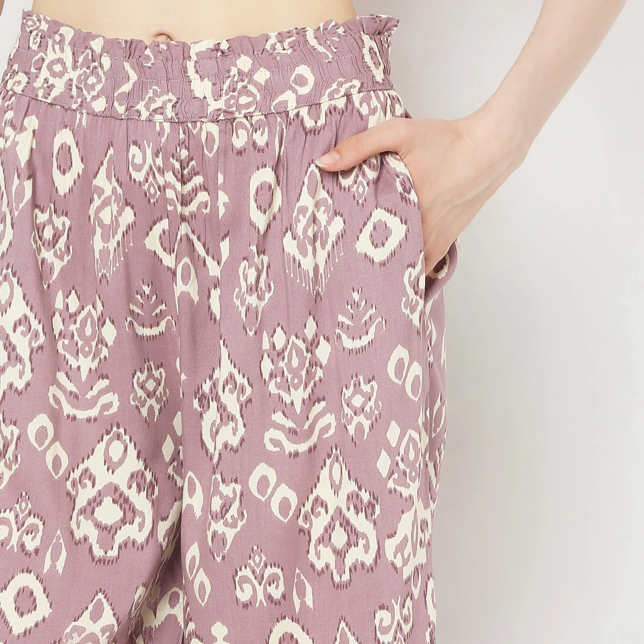 Straight Fit High Rise Culottes - Image 4