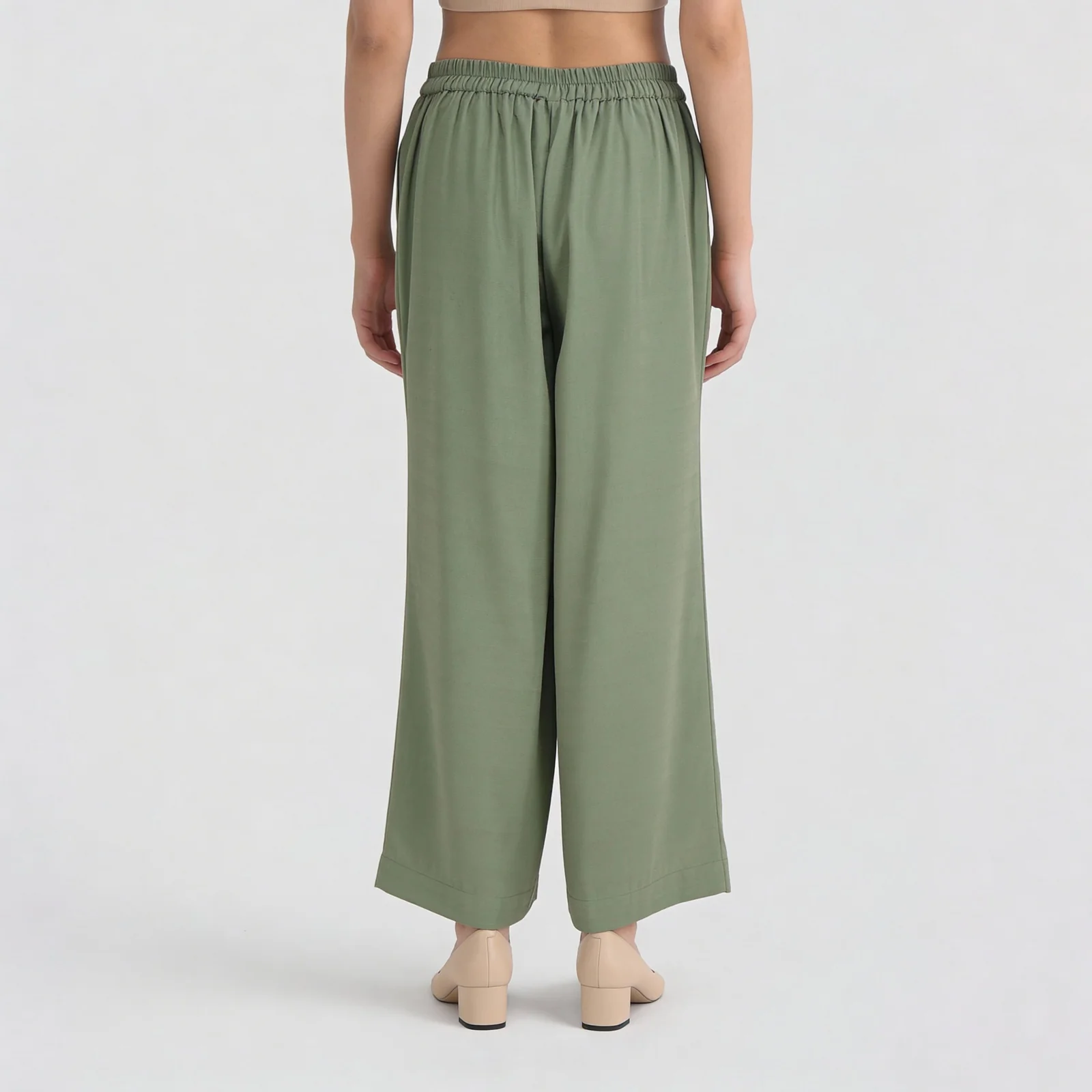 Straight Fit High Rise Pants - Image 3