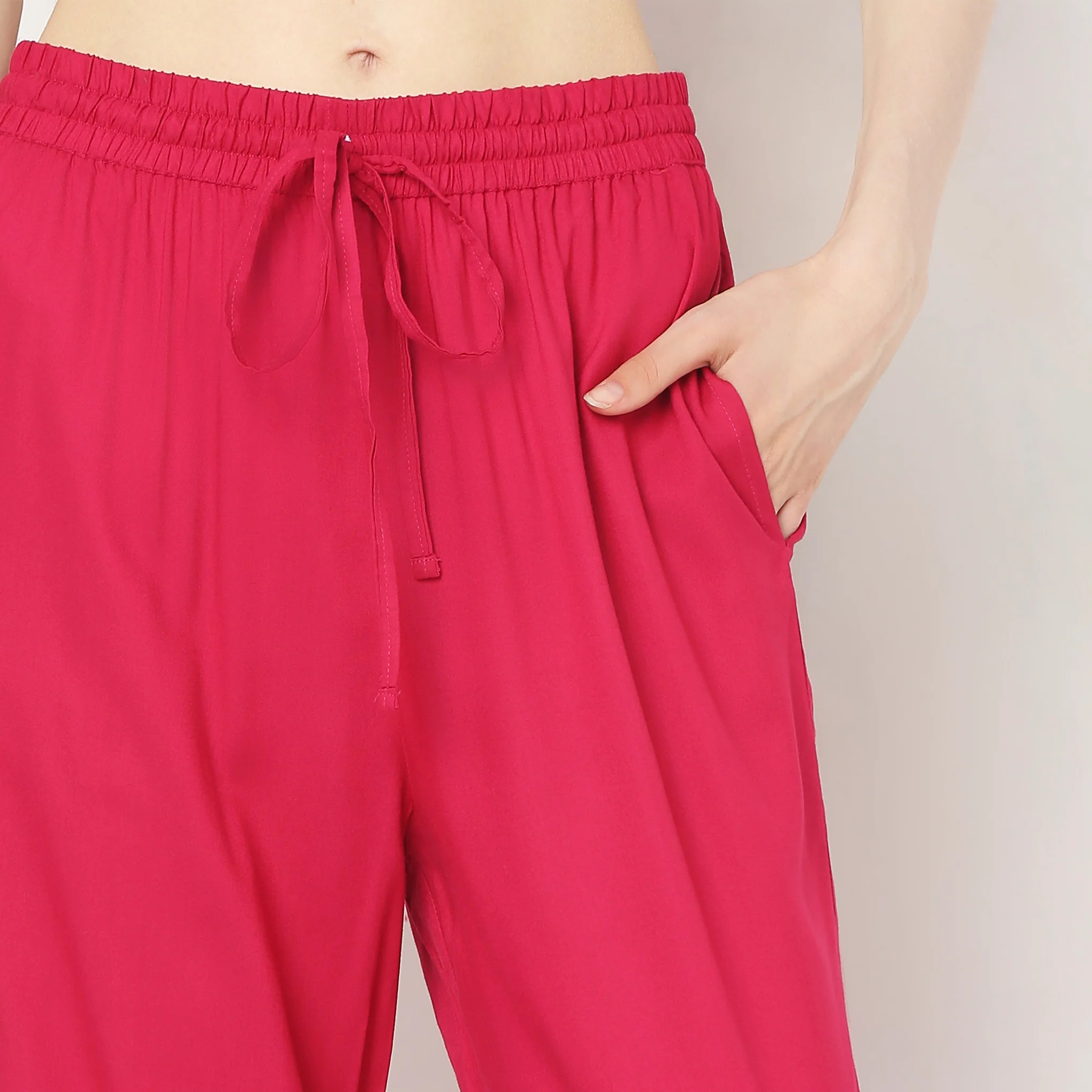 Straight Fit Mid Rise Pants - Image 9