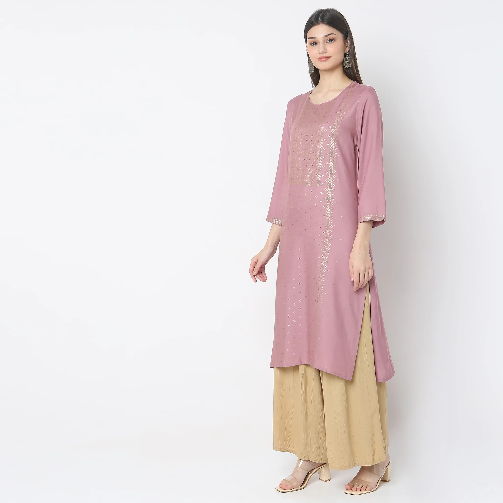 Straight Fit Printed Kurta - Image 5