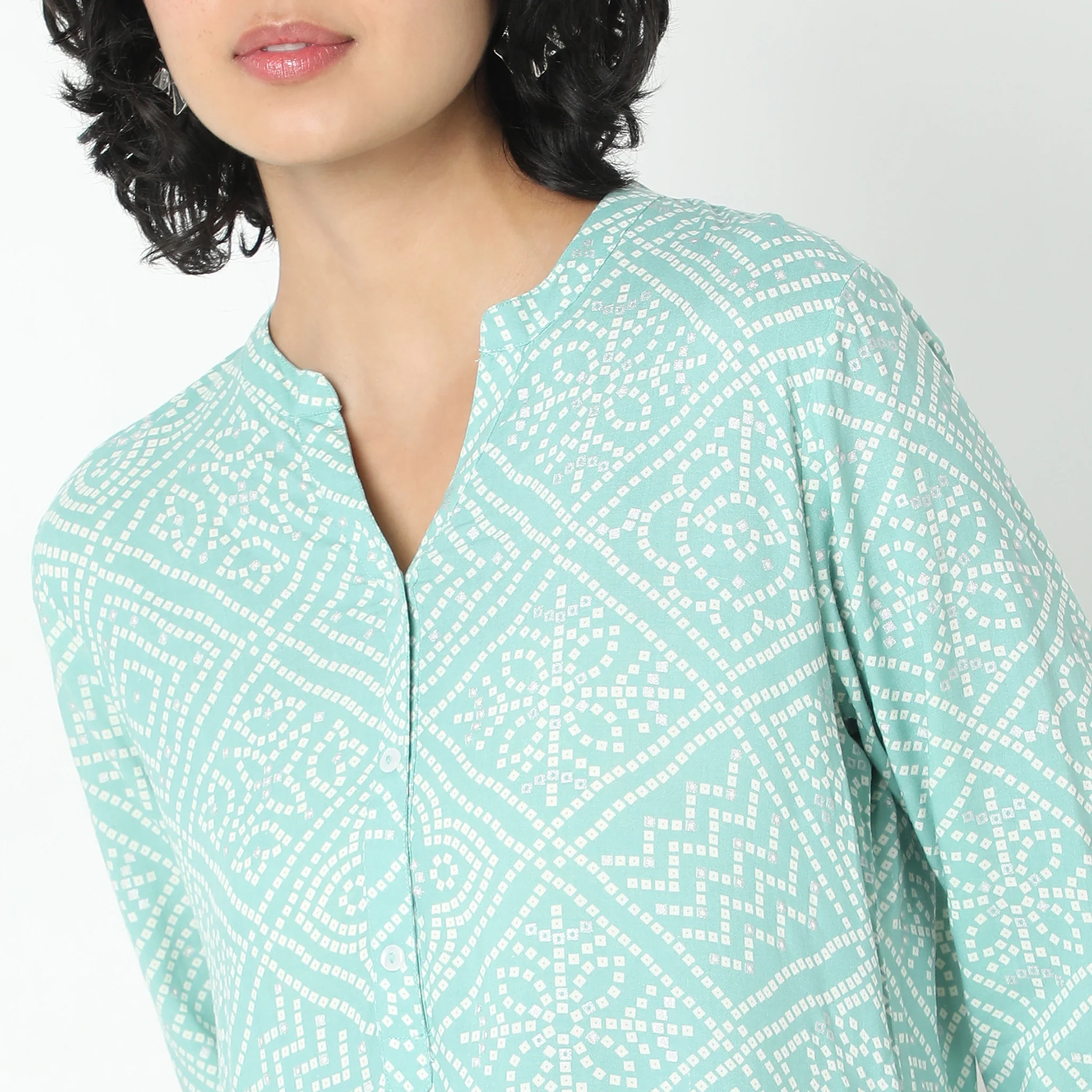 Straight Fit Printed Kurta - Image 9