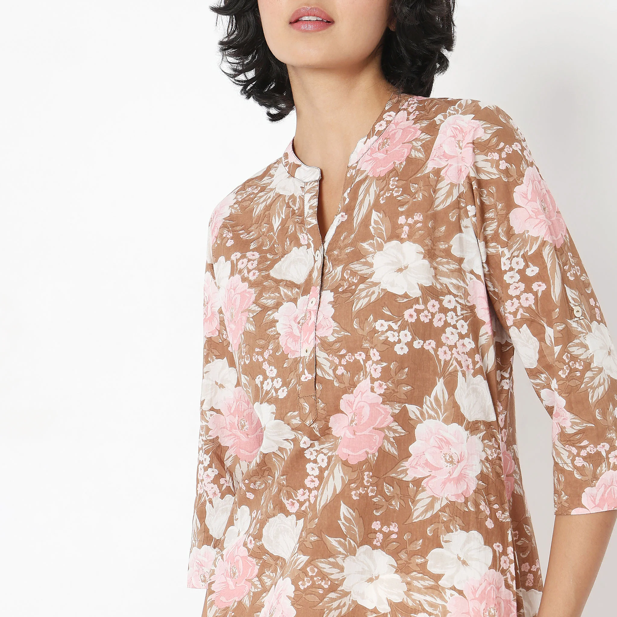 Straight Fit Printed Kurta - Image 4