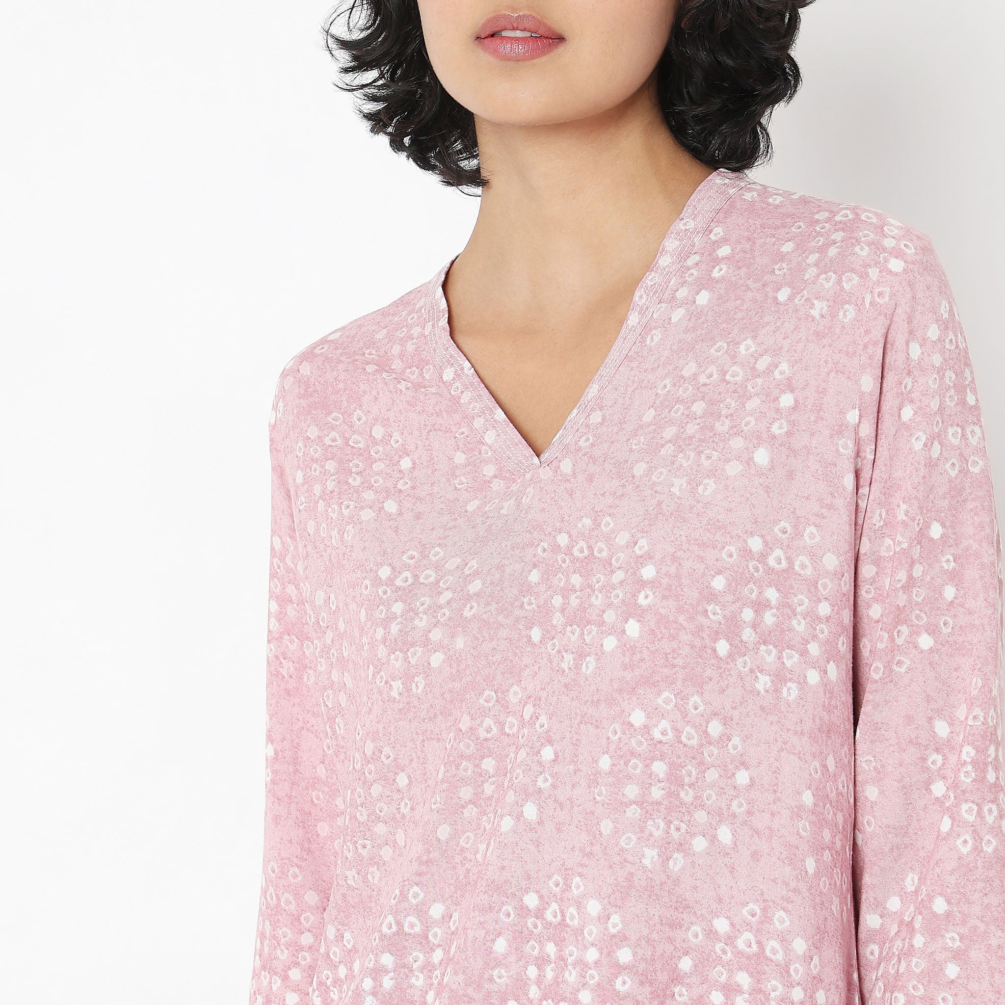Straight Fit Printed Kurta - Image 4