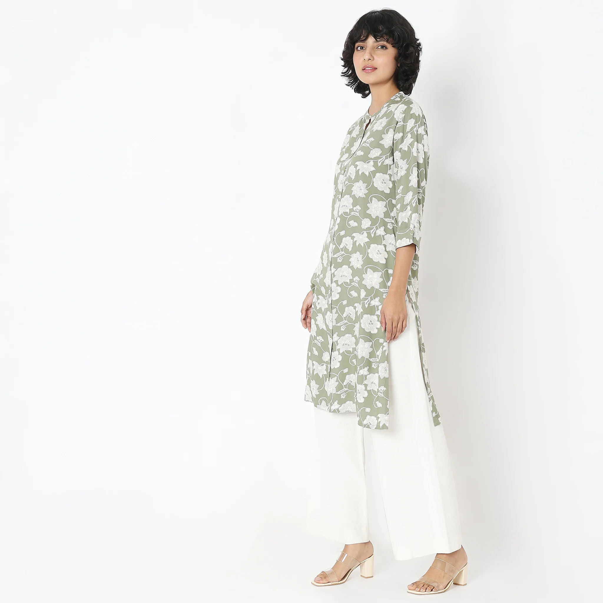 Straight Fit Printed Kurta - Image 5