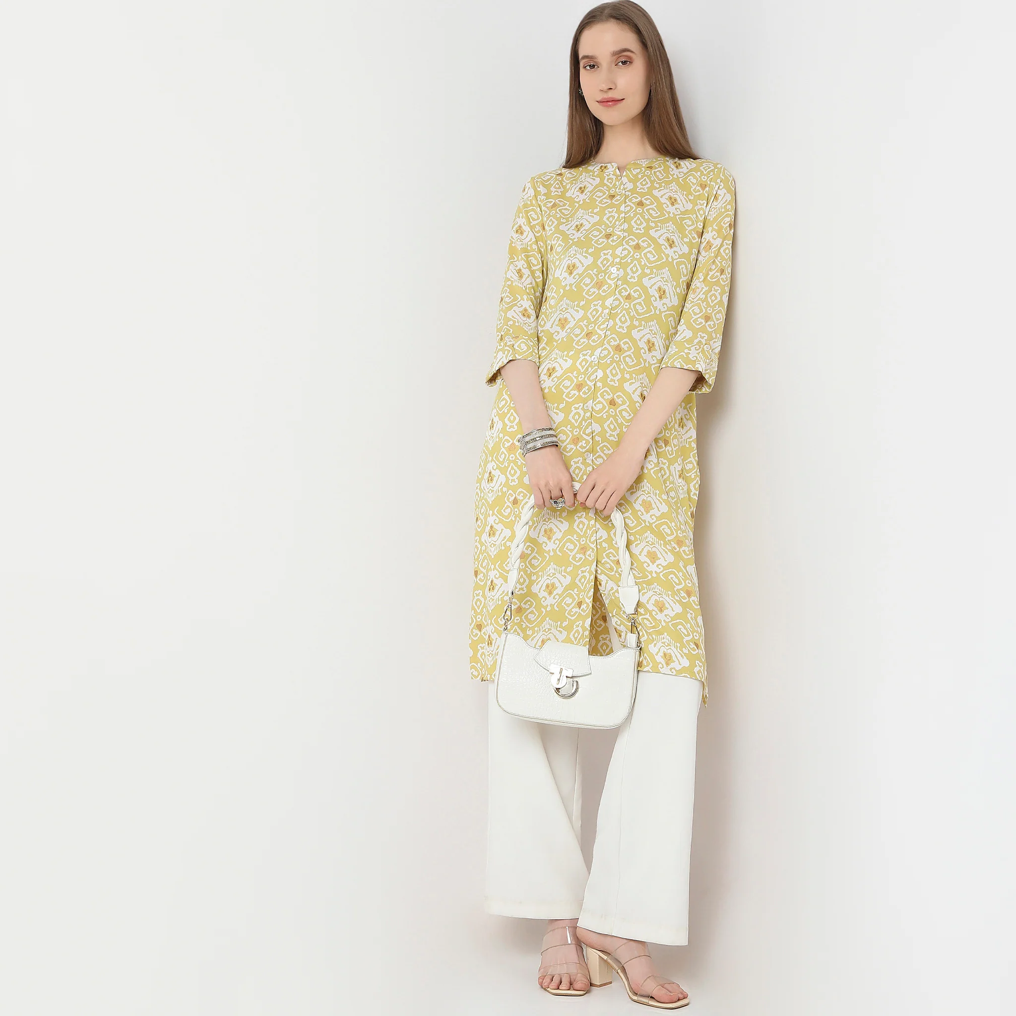 Straight Fit Printed Kurta - Image 11