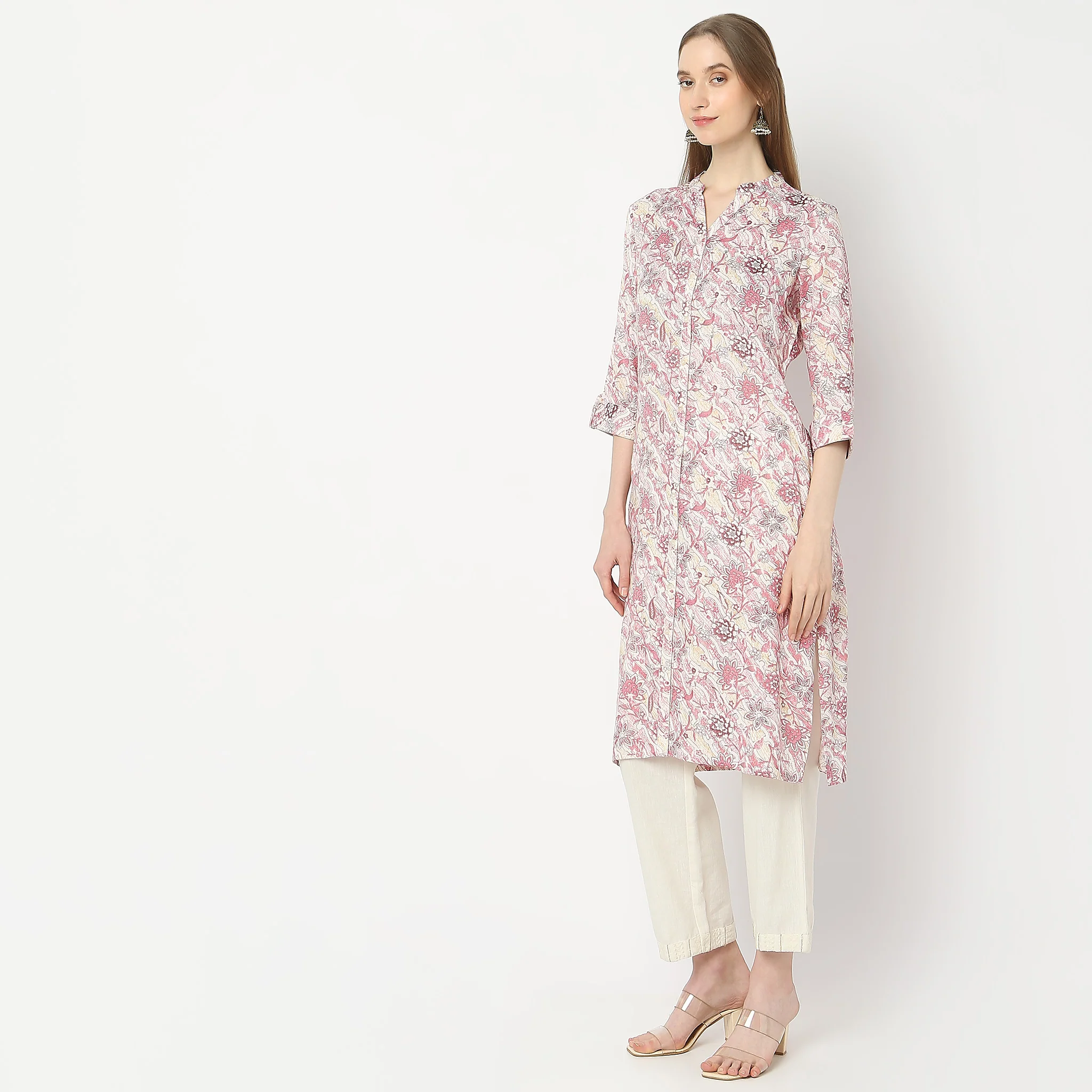 Straight Fit Printed Kurta - Image 5