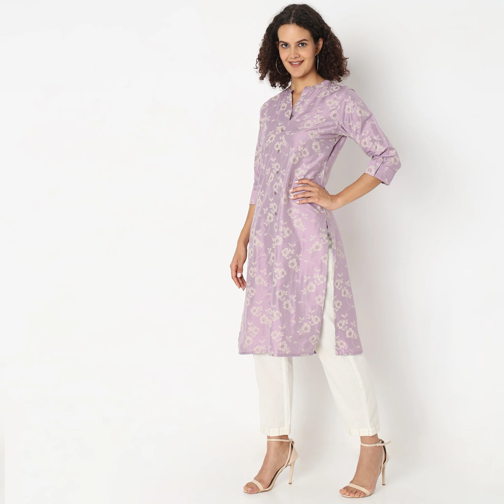 Straight Fit Printed Kurta - Image 10