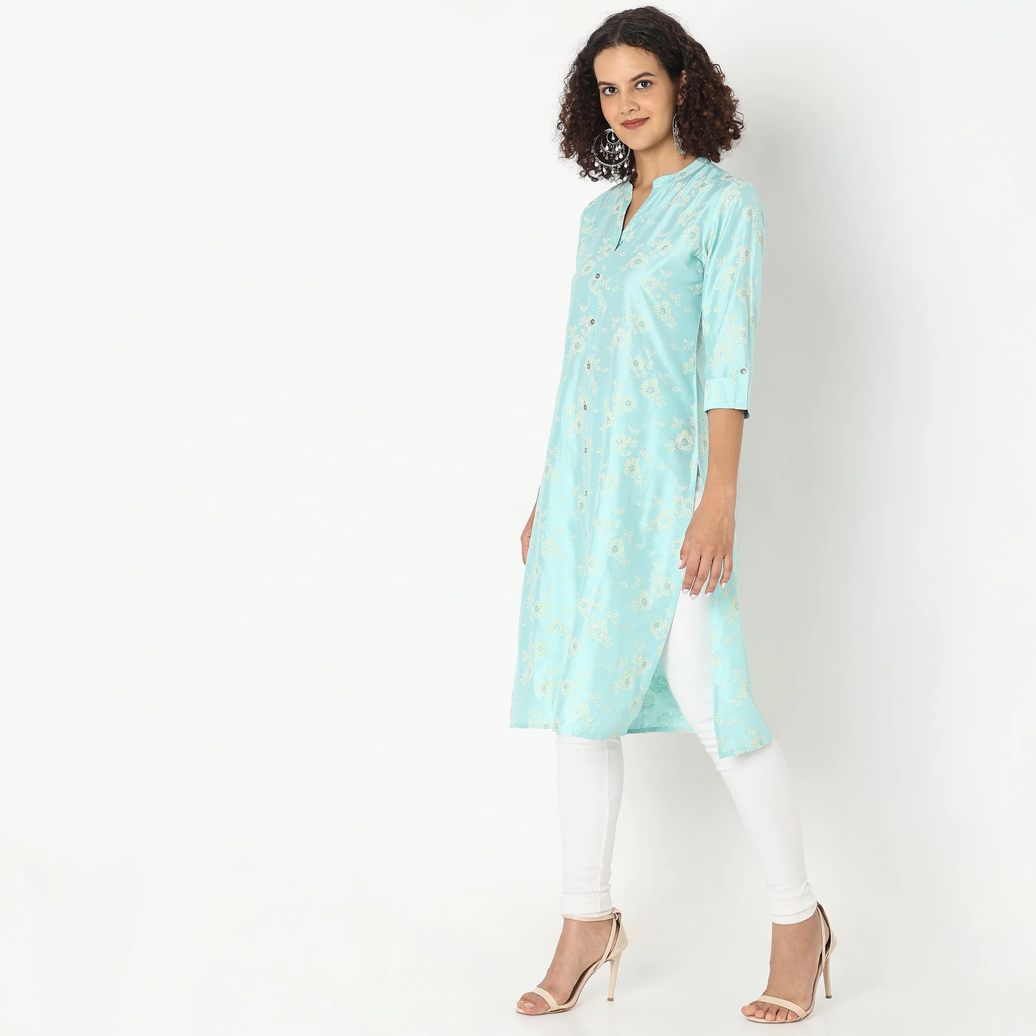 Straight Fit Printed Kurta - Image 5