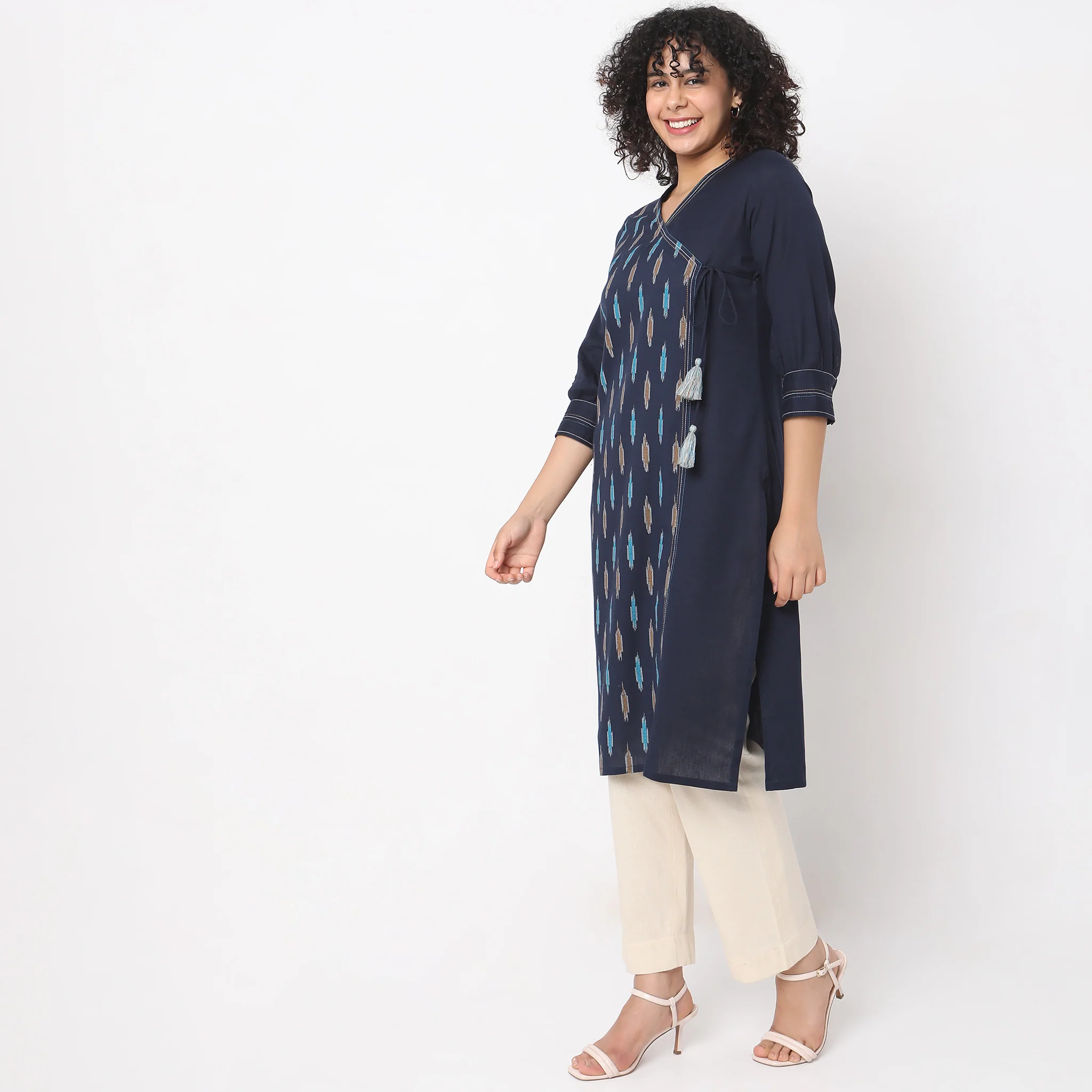 Straight Fit Printed Kurta - Image 5