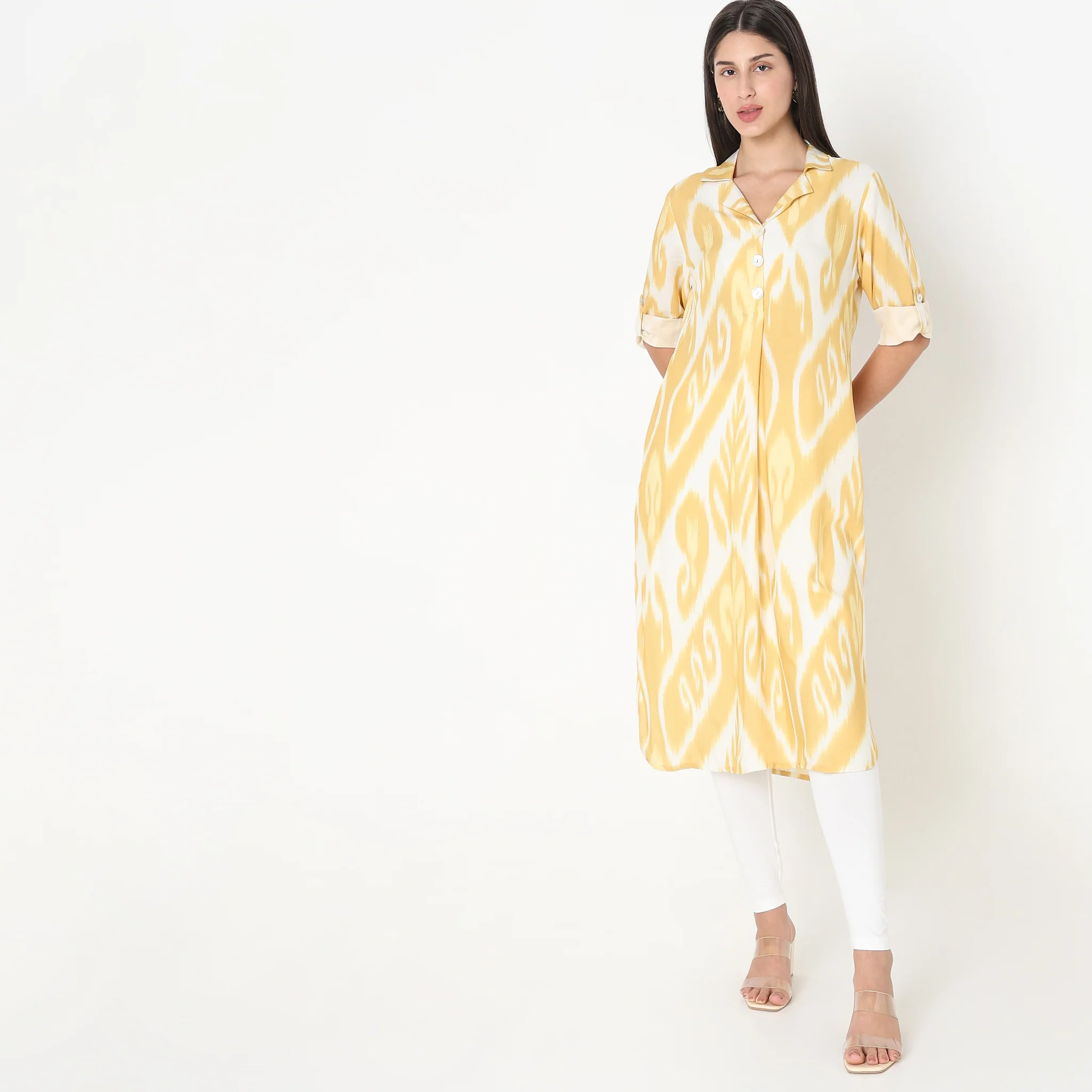 Straight Fit Printed Kurta - Image 2
