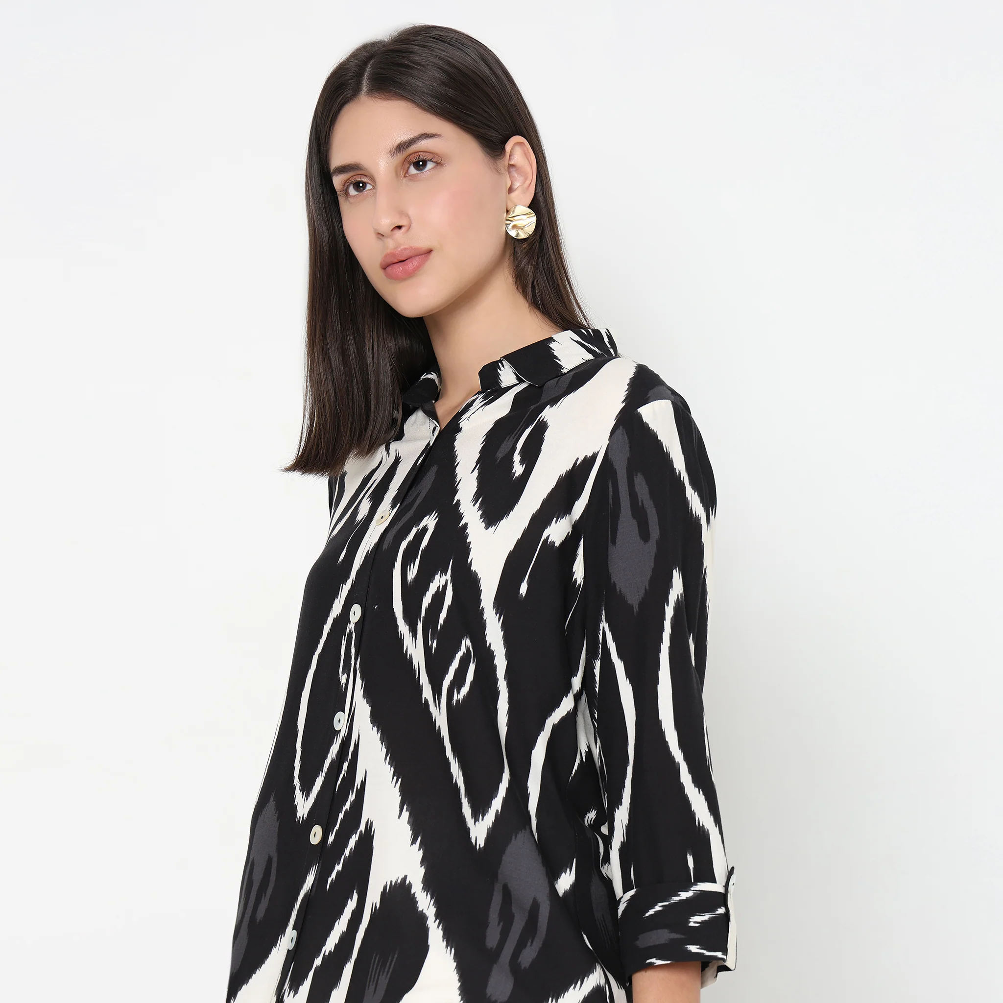 Straight Fit Printed Kurta - Image 5