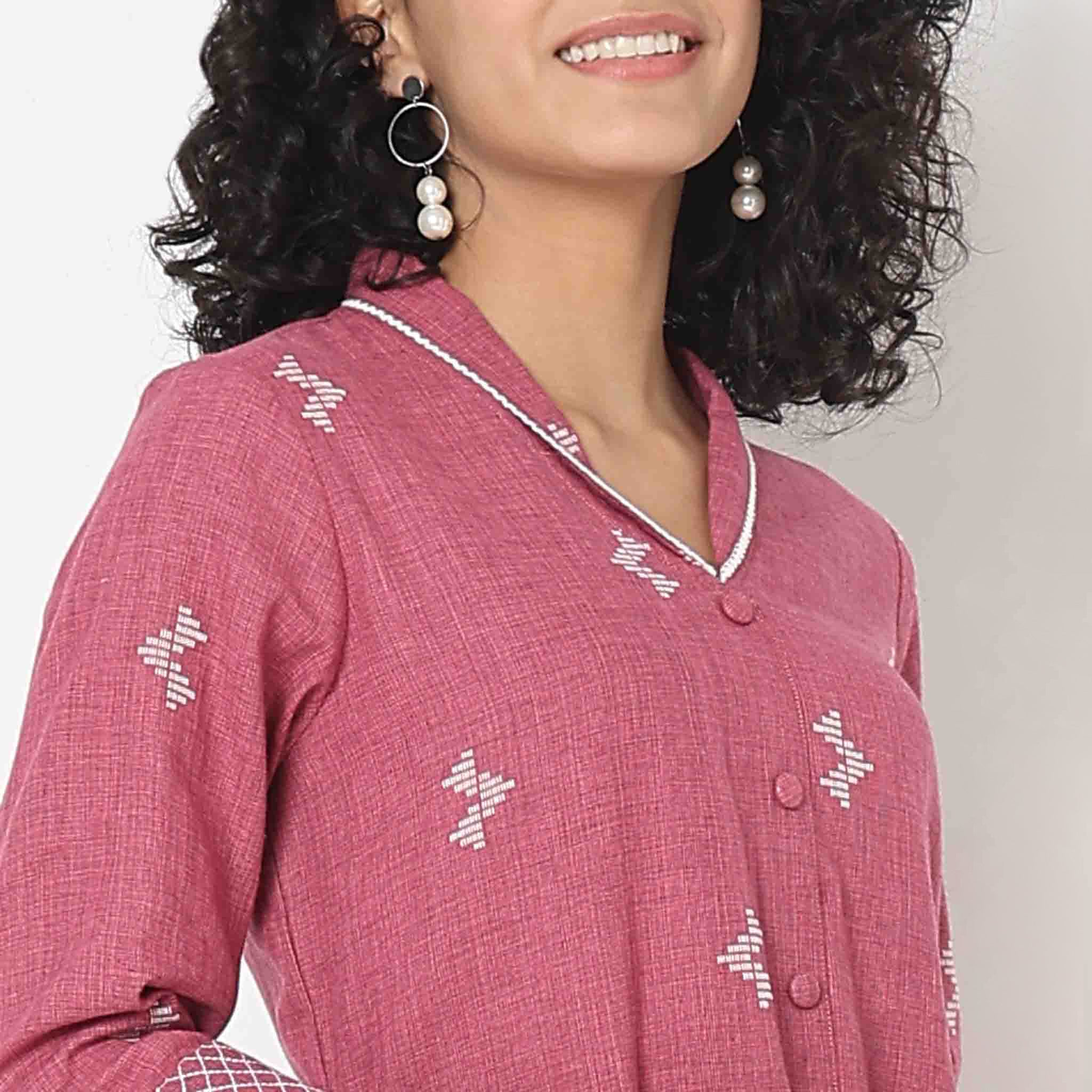 Straight Fit Printed Kurta - Image 4