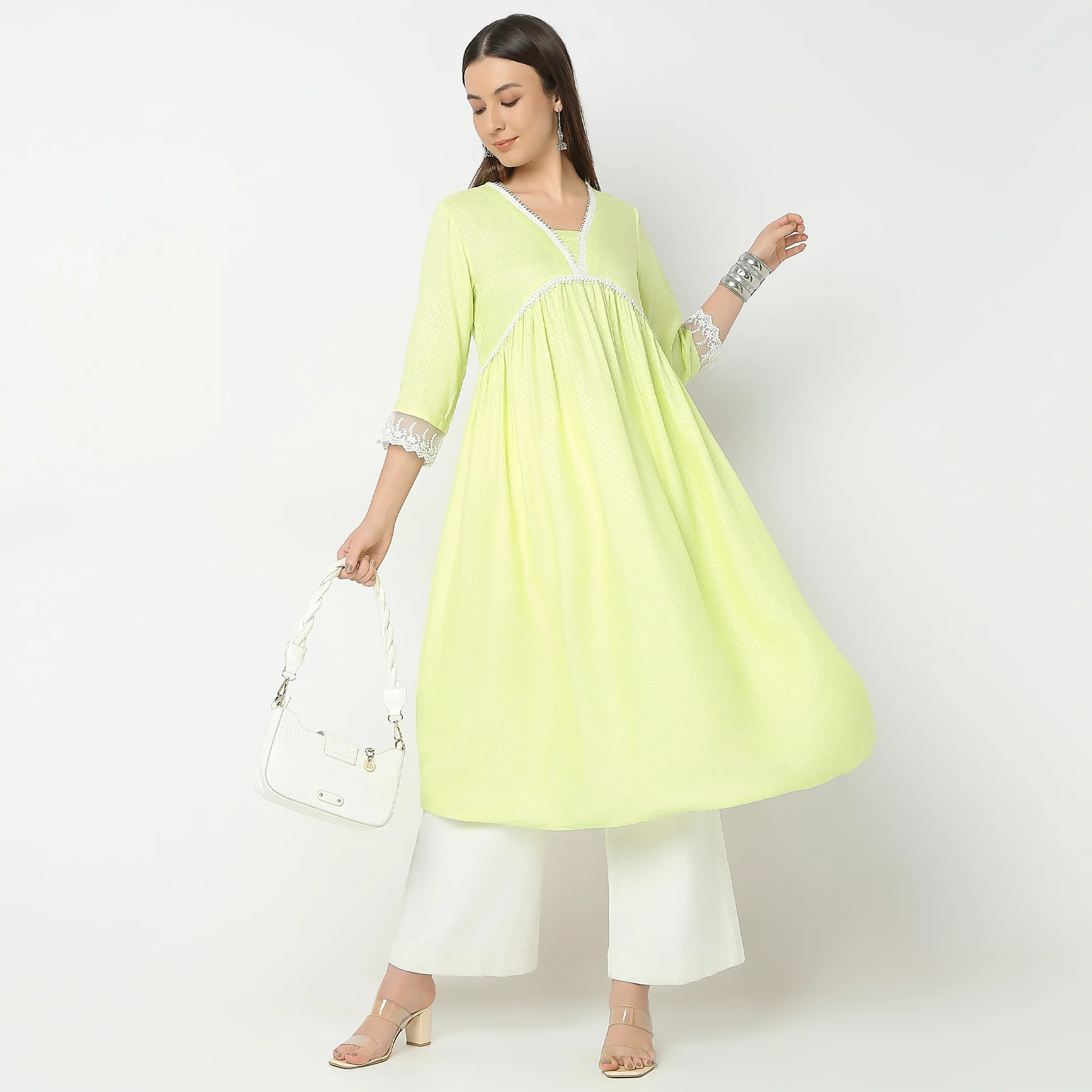 Straight Fit Printed Kurta