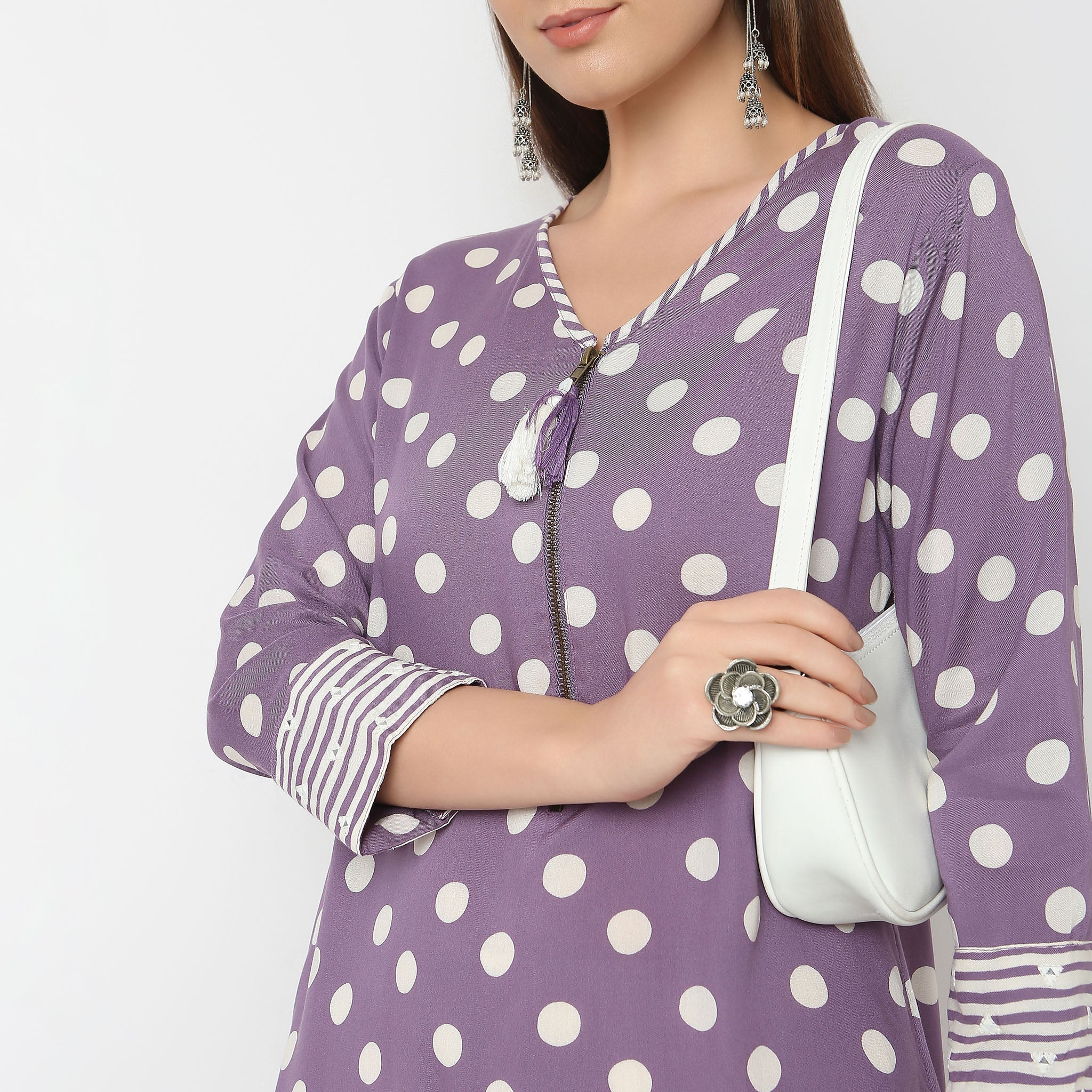 Straight Fit Printed Kurta - Image 4