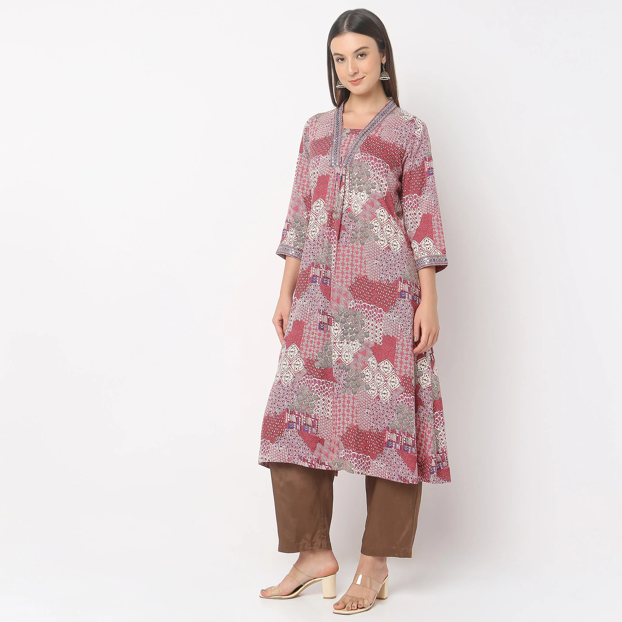 Straight Fit Printed Kurta - Image 5