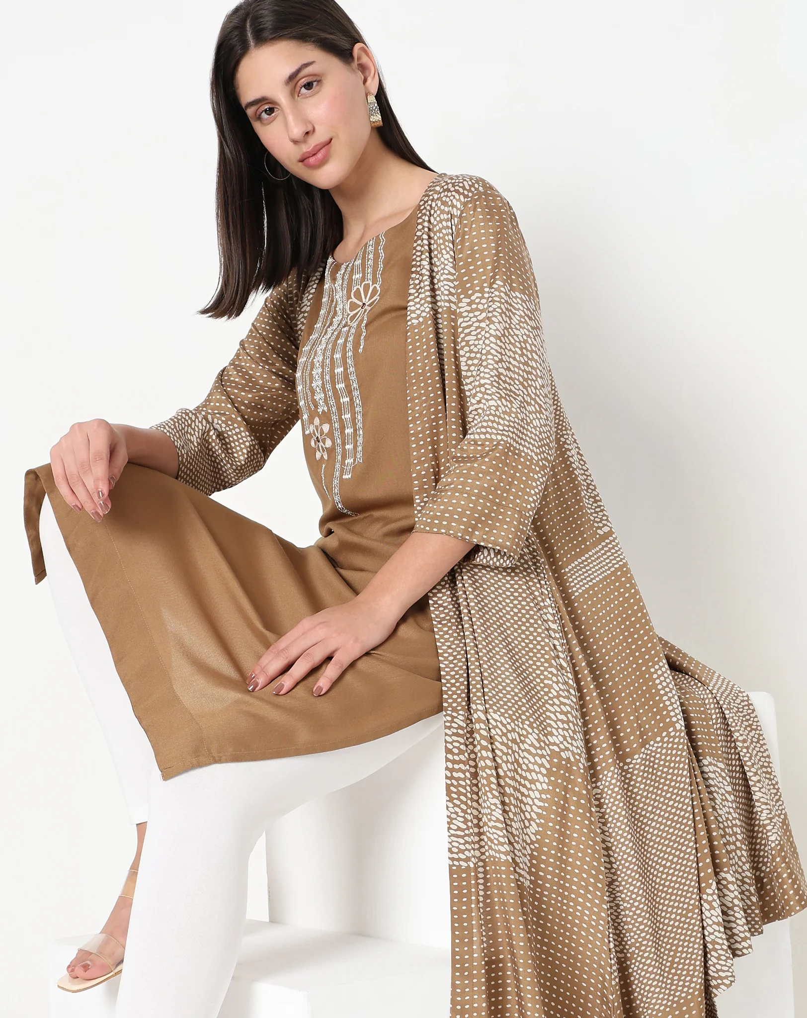 Straight Fit Printed Kurta - Image 5