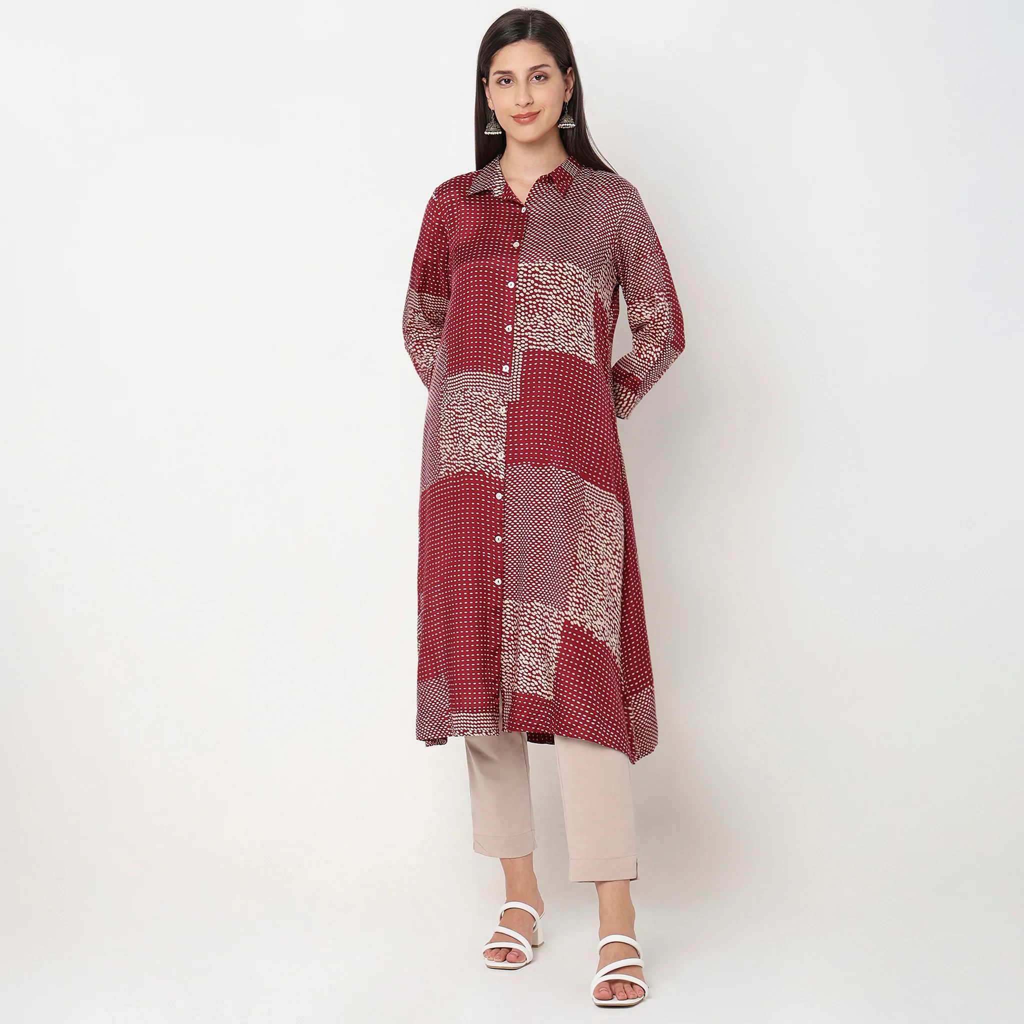 Straight Fit Printed Kurta - Image 7