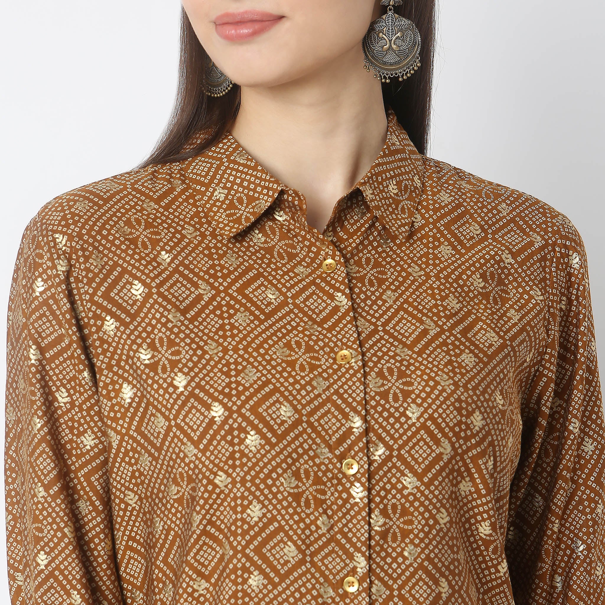 Straight Fit Printed Kurta - Image 9