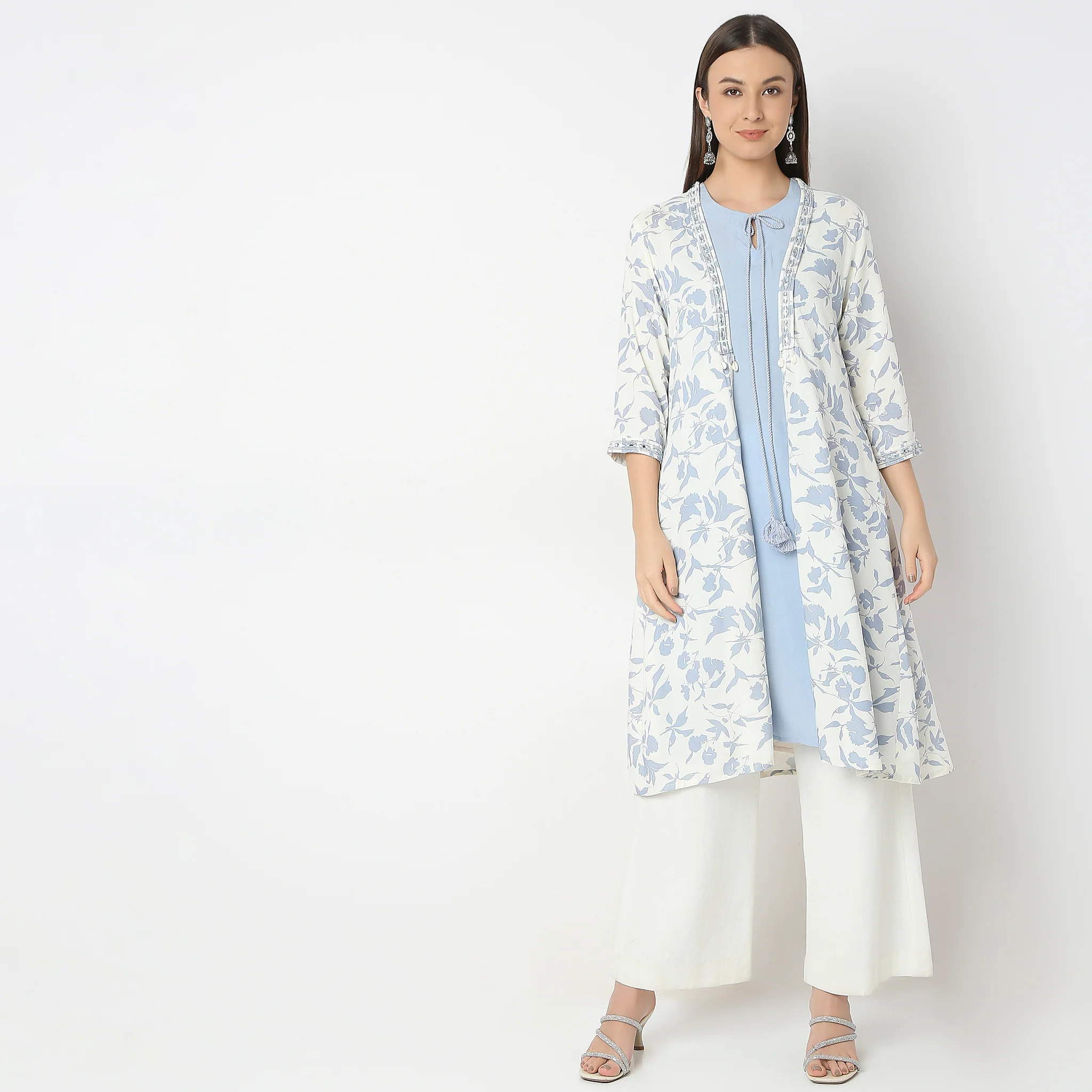 Straight Fit Printed Kurta - Image 2