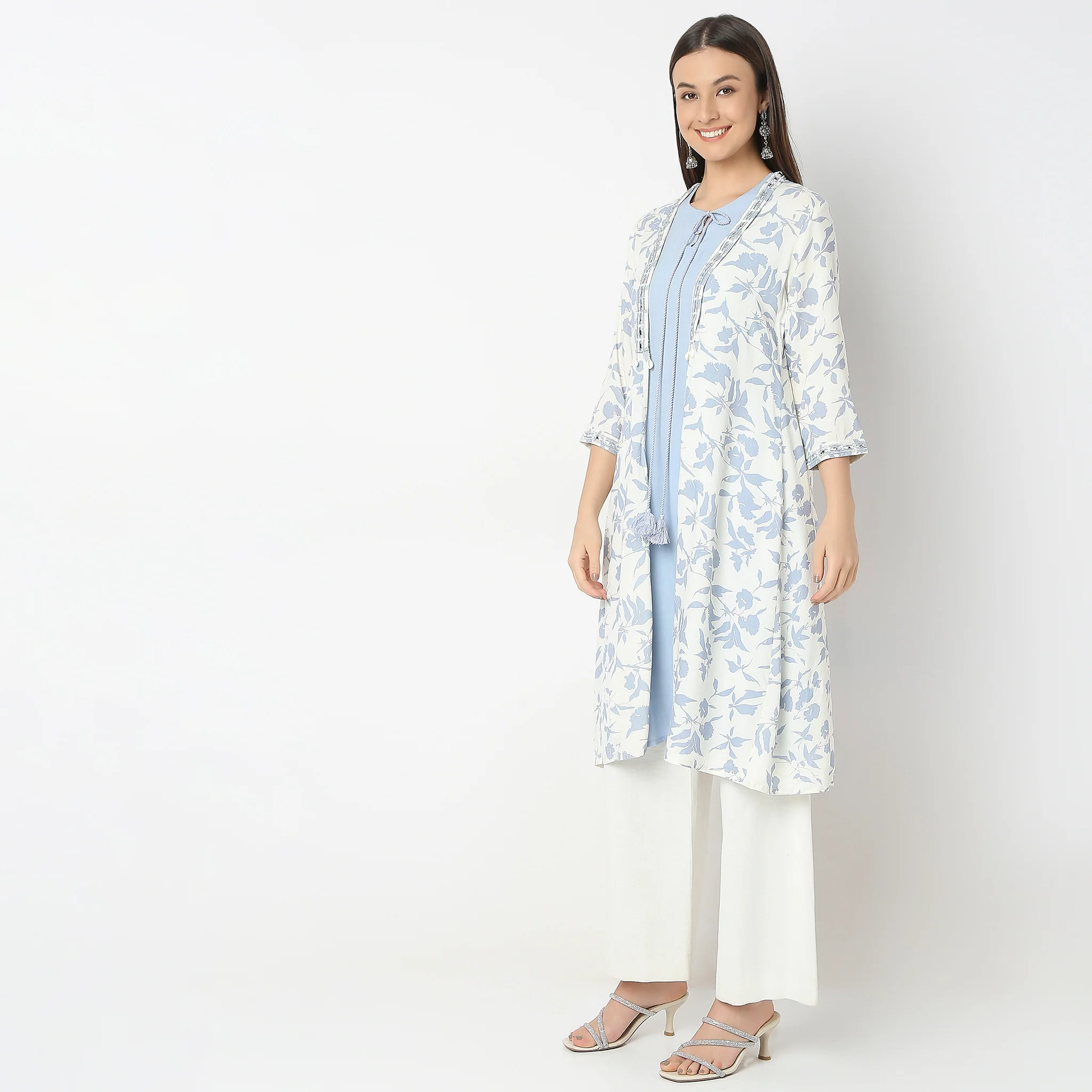 Straight Fit Printed Kurta - Image 5